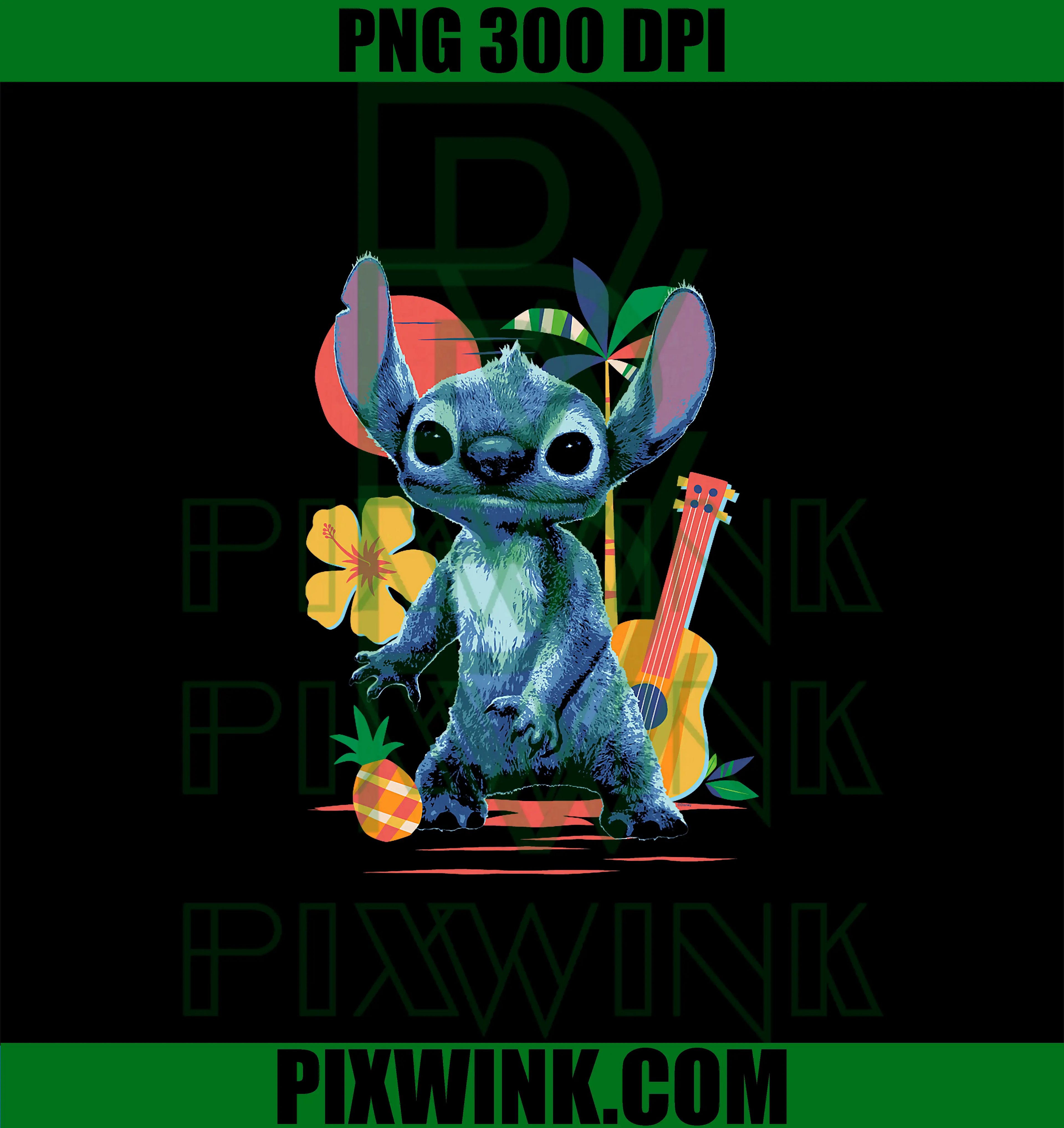 Musical Beach Fun PNG, Disney Lilo & Stitch Live Action Movie PNG
