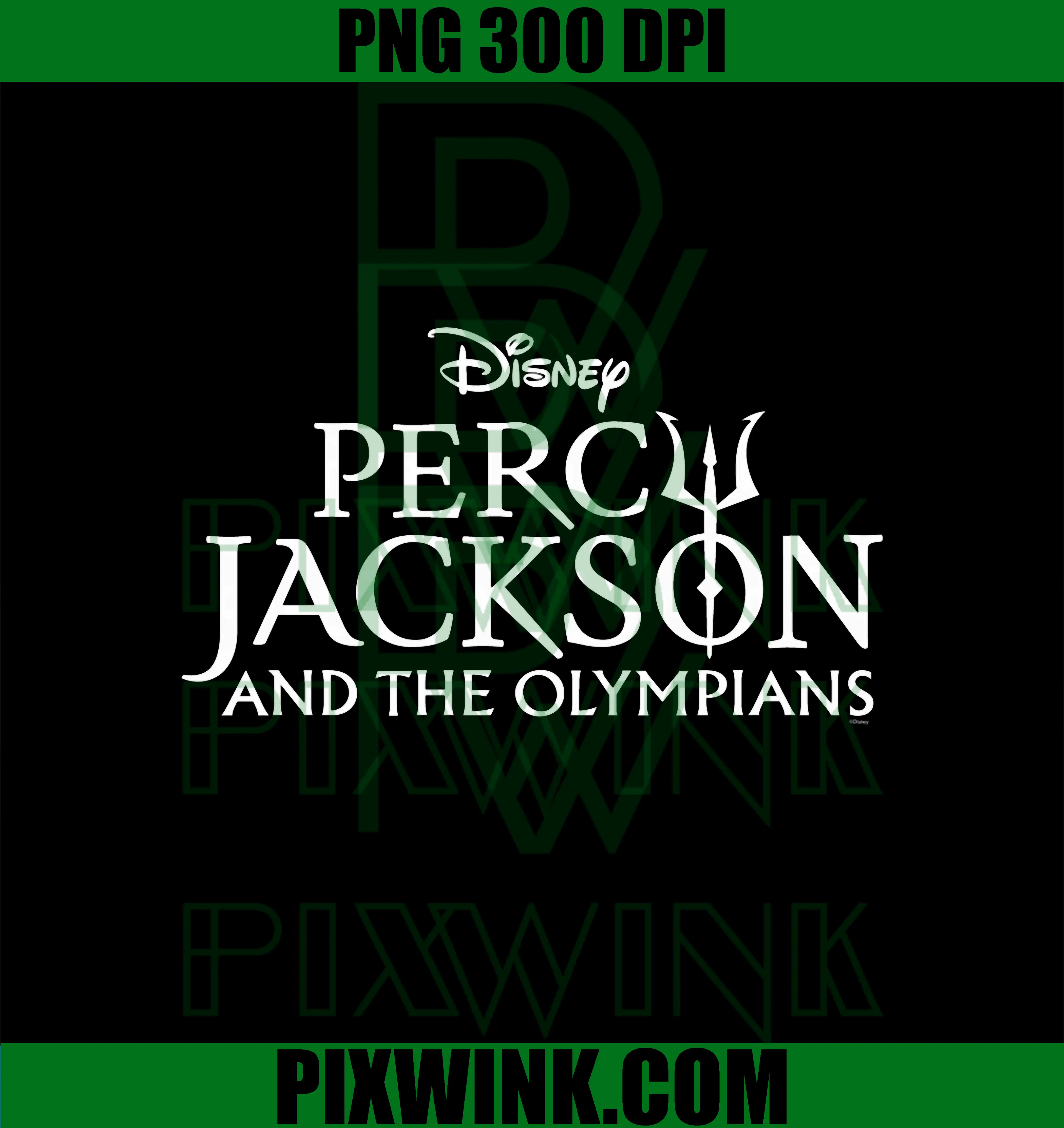 Disney Percy Jackson and the Olympians PNG, Series Title Logo PNG