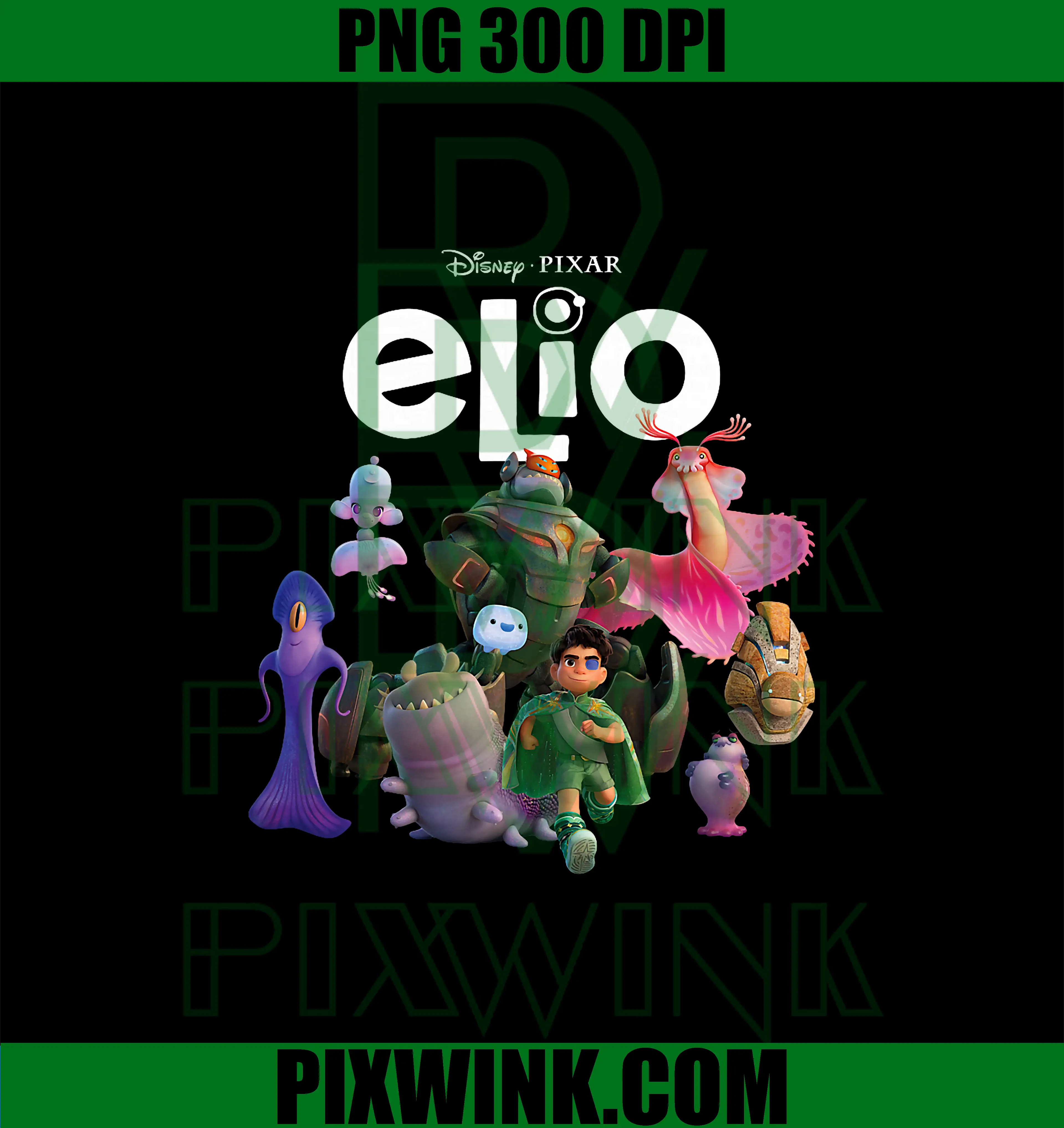 Disney Pixar Elio Main PNG, Characters Group Shot PNG