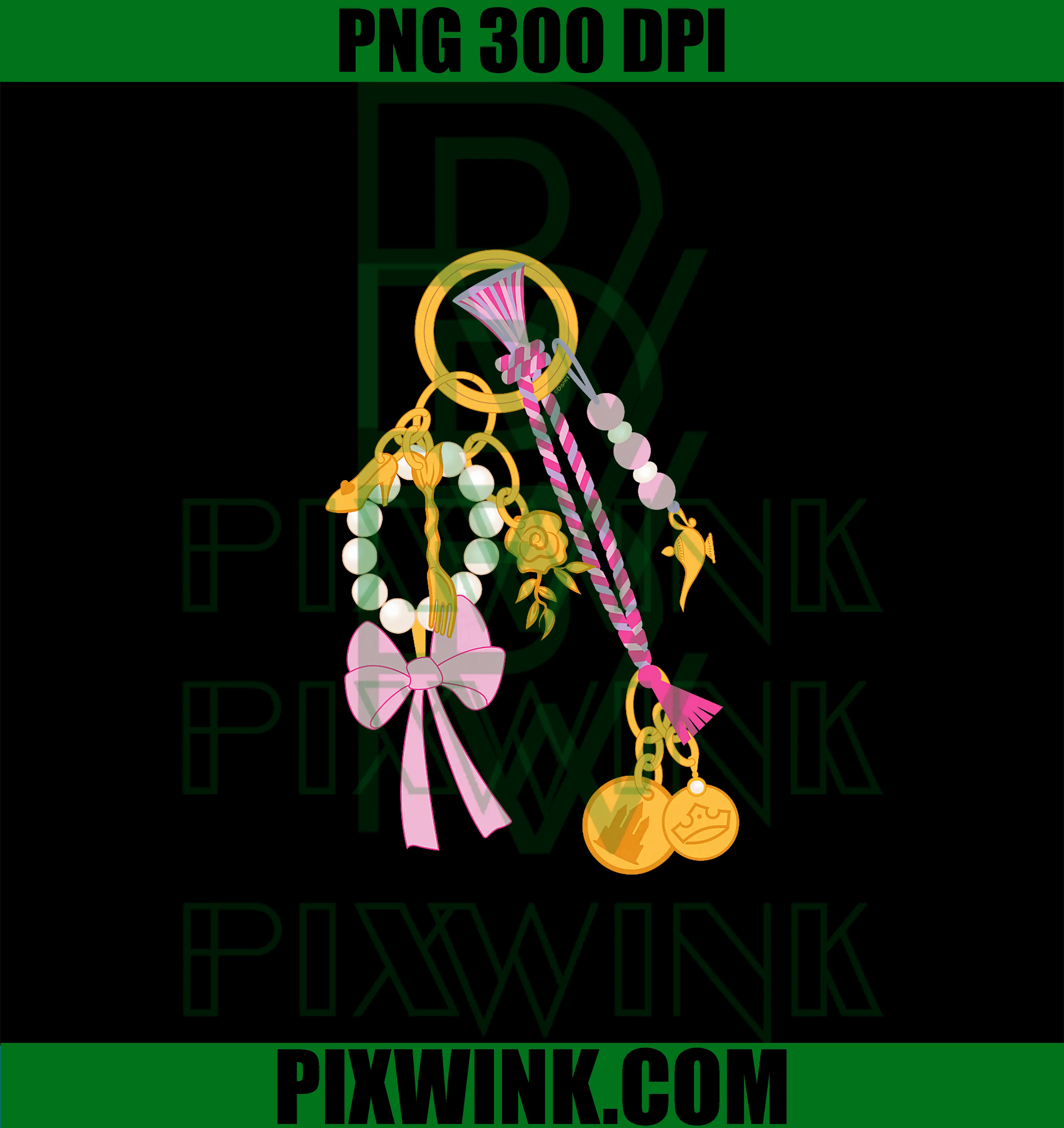Disney Princess Belle Aurora PNG, Jasmine Ariel Cinderella Charms PNG
