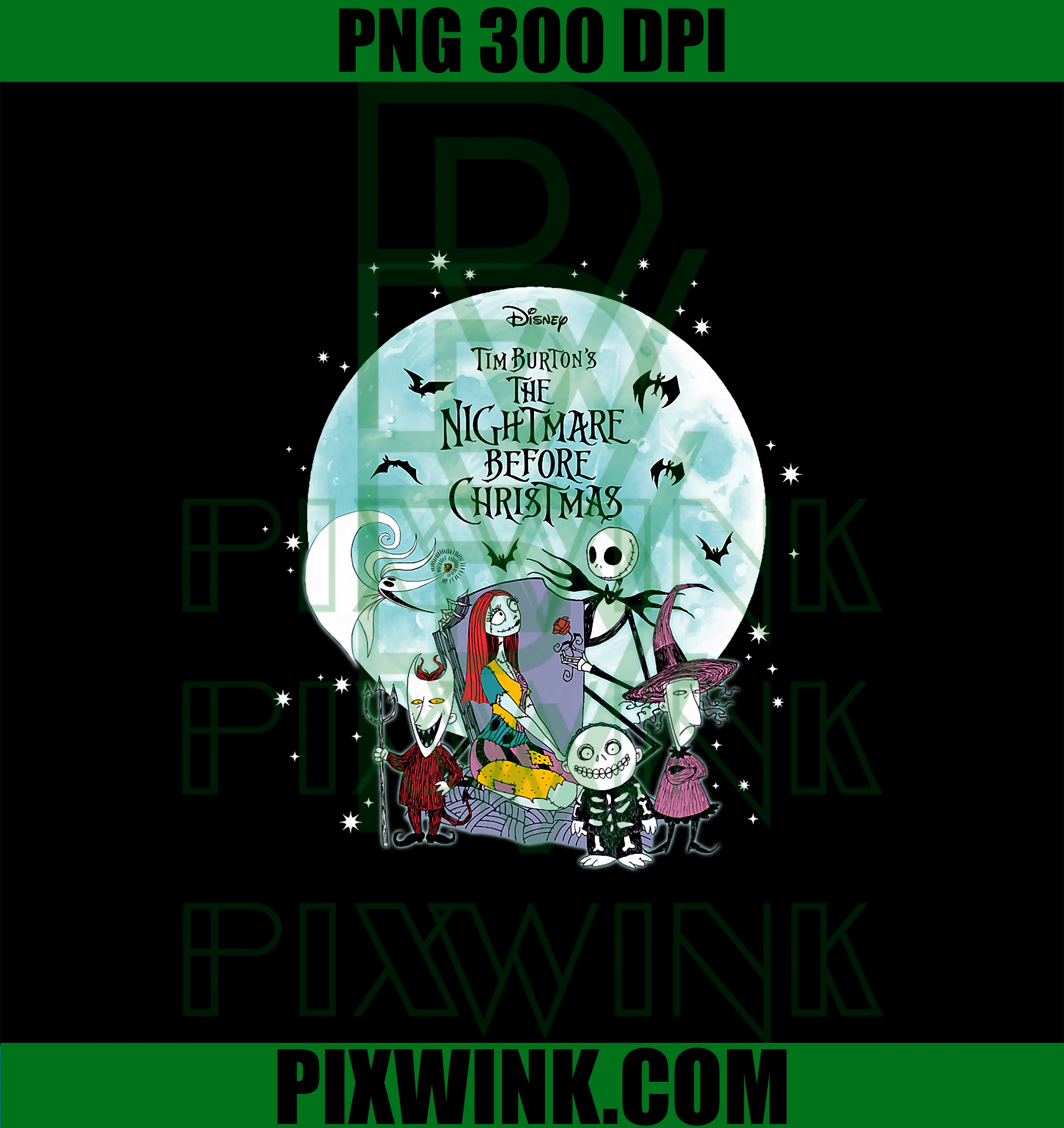  Jack and Friends PNG, Disney The Nightmare Before Christmas PNG