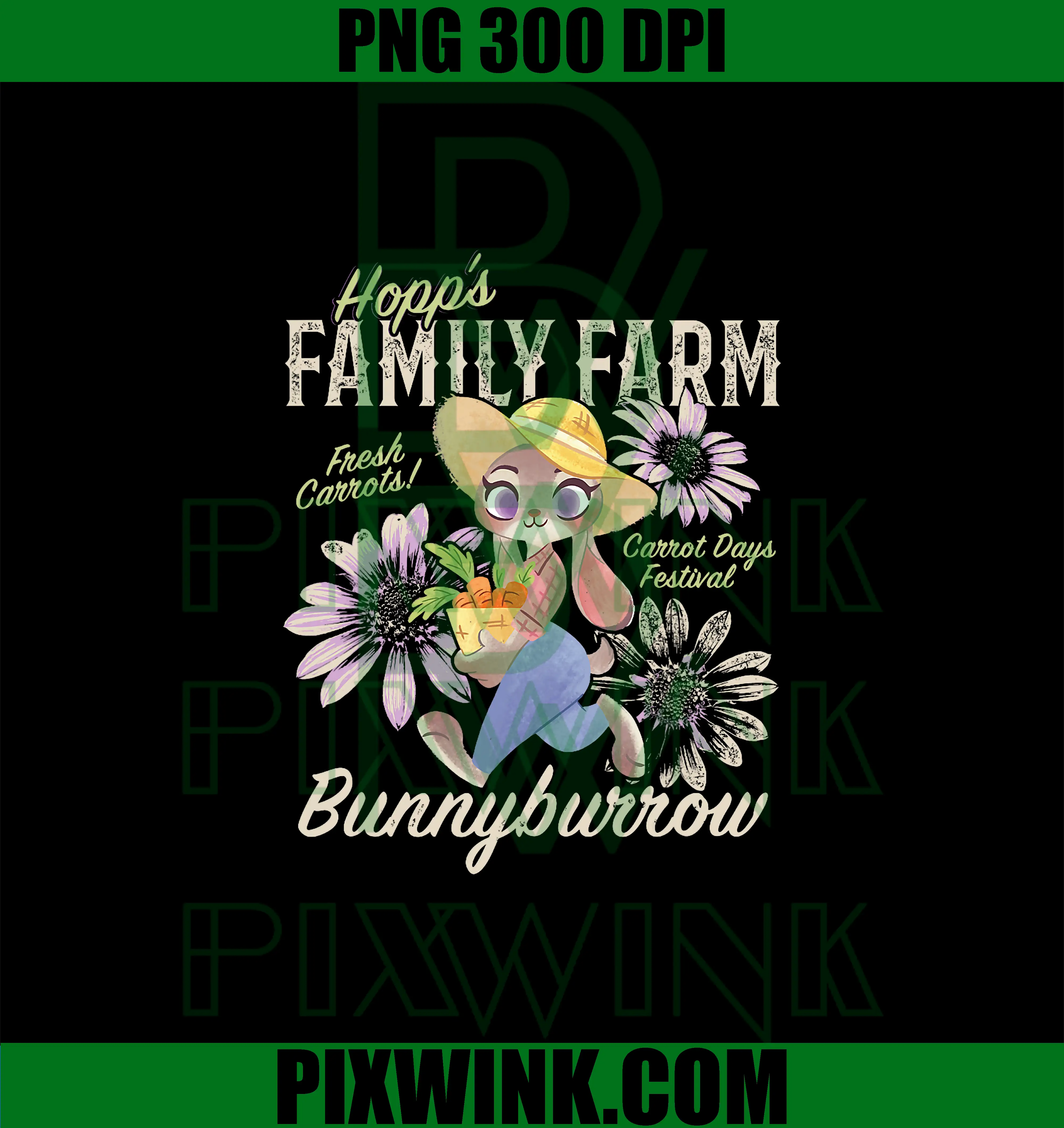 Hopp'd Family Farm from Bunnyburrow PNG, Disney Zootopia 2 PNG