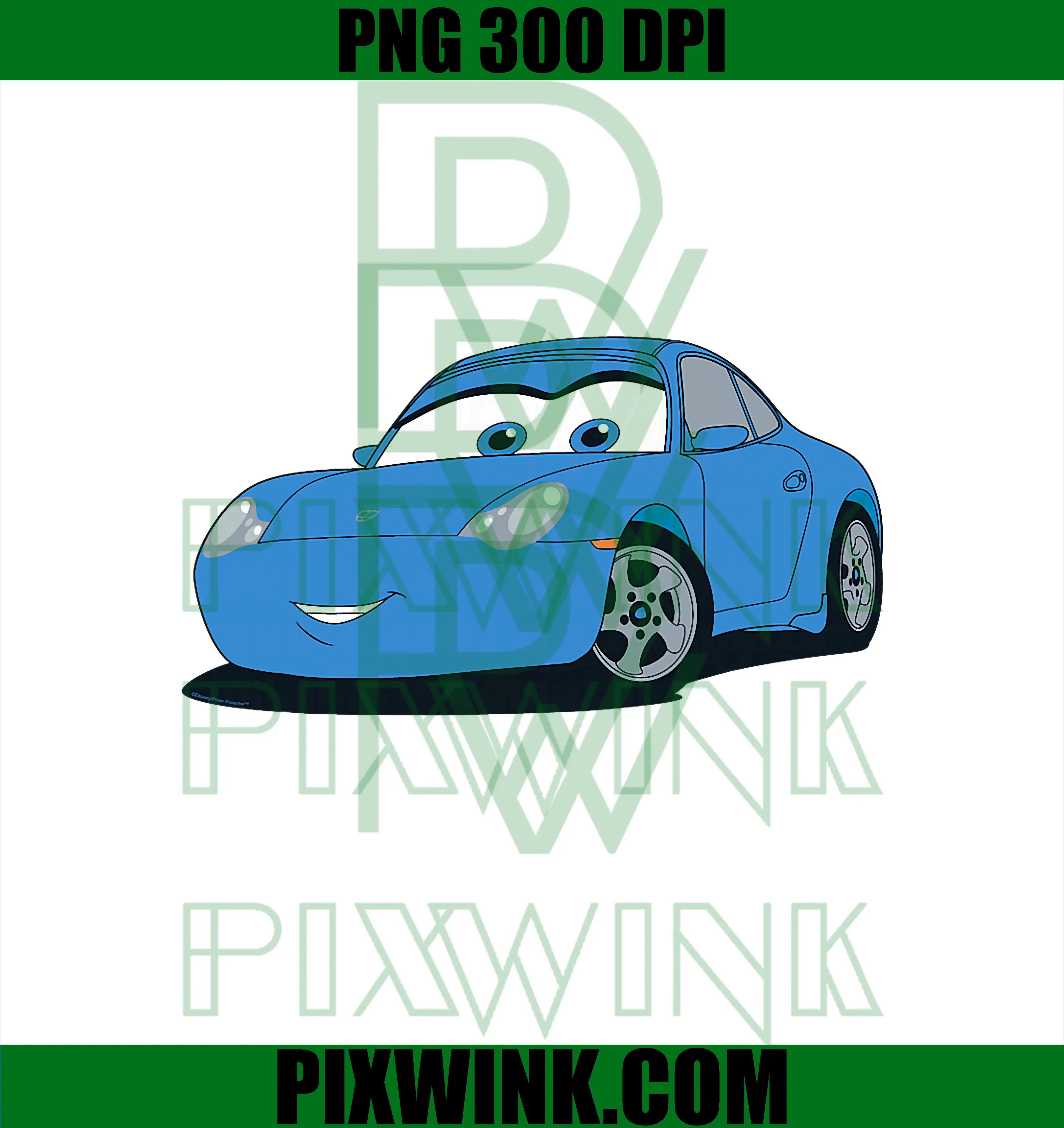 Cars Sally Carrera Big Pic PNG, Disney and Pixar's PNG