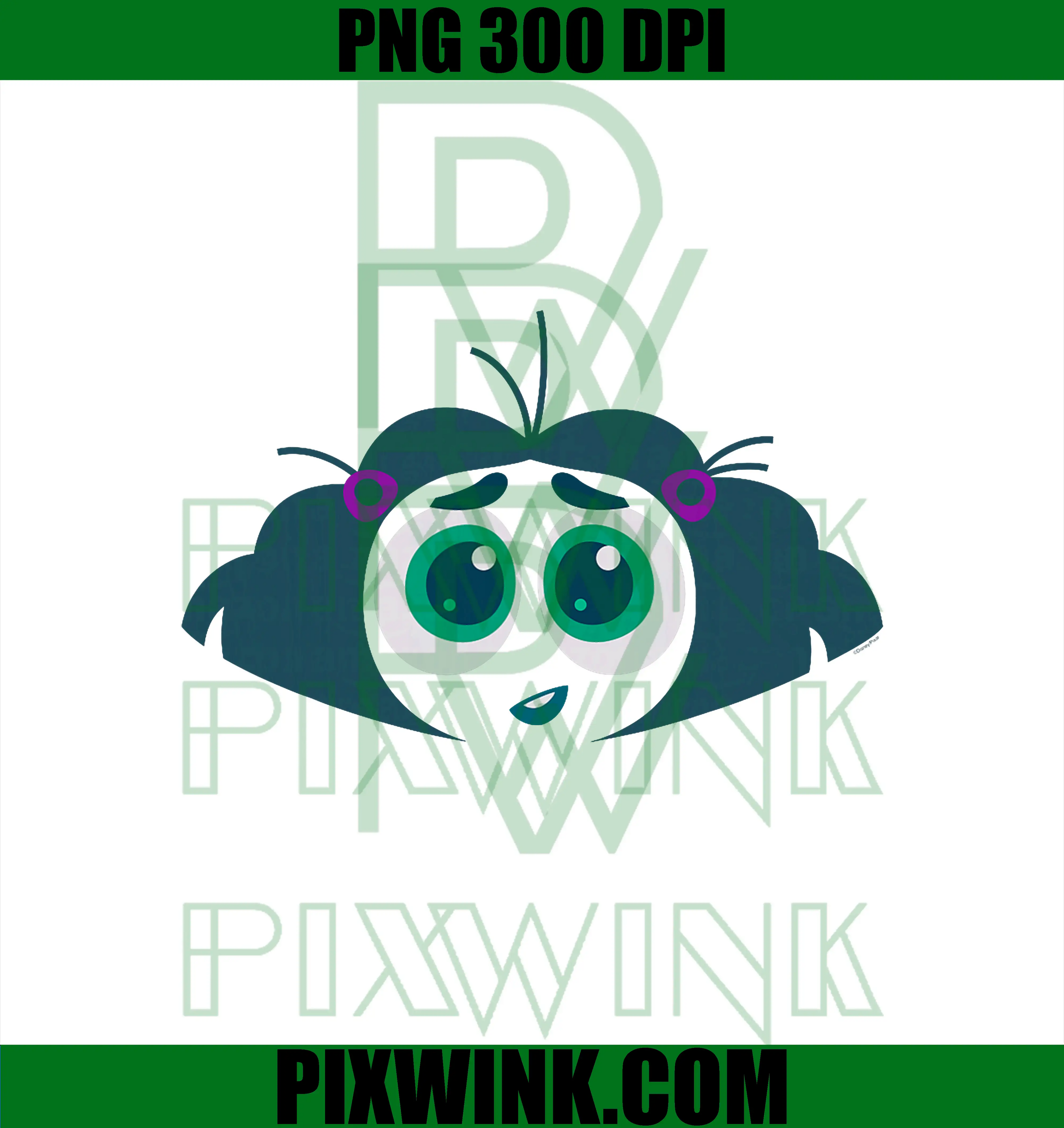 Envy Big Face PNG, Disney and Pixar’s Inside Out 2 PNG