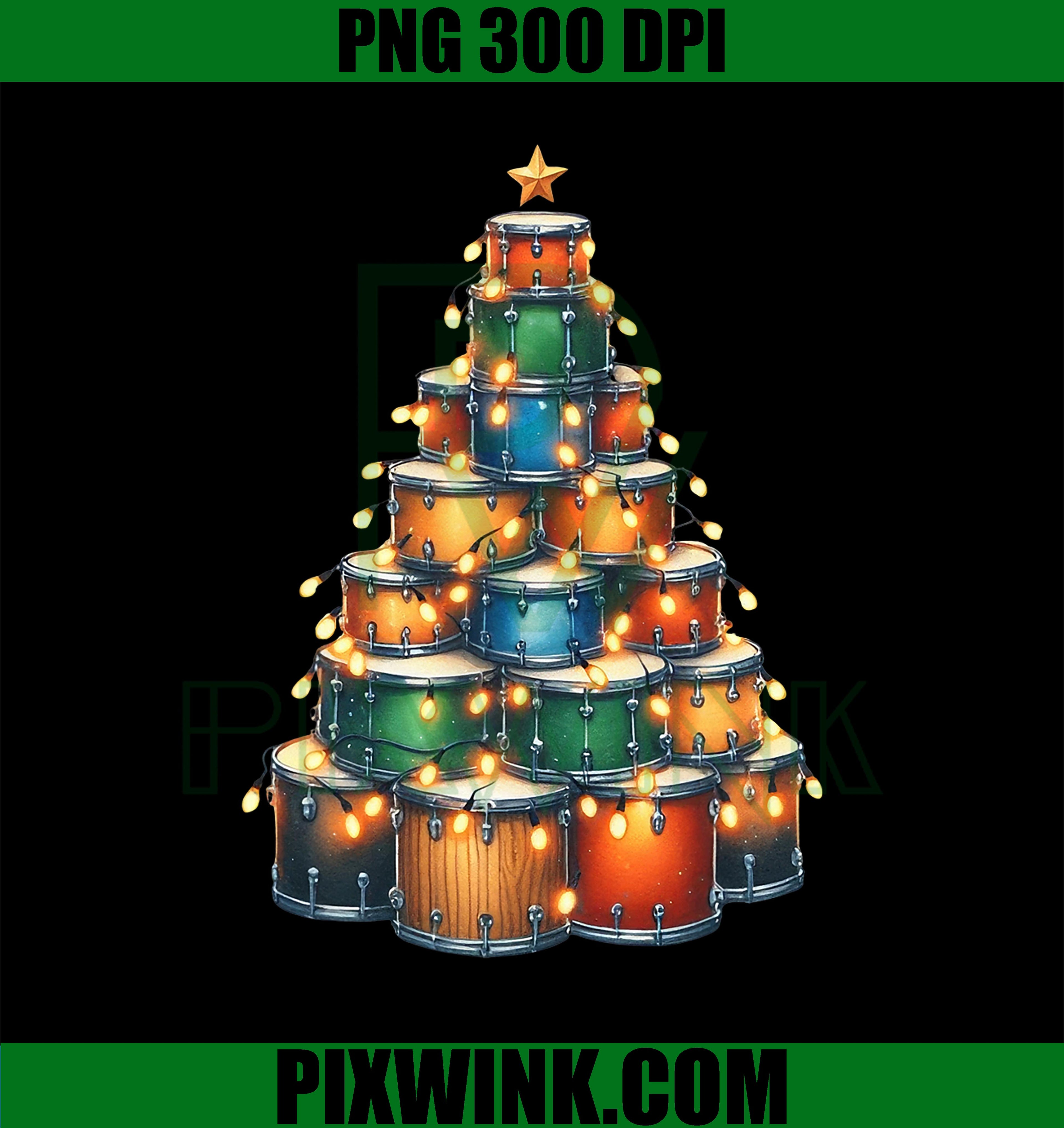Drumms Xmas Christmas Tree Drummer PNG, Xmas PNG