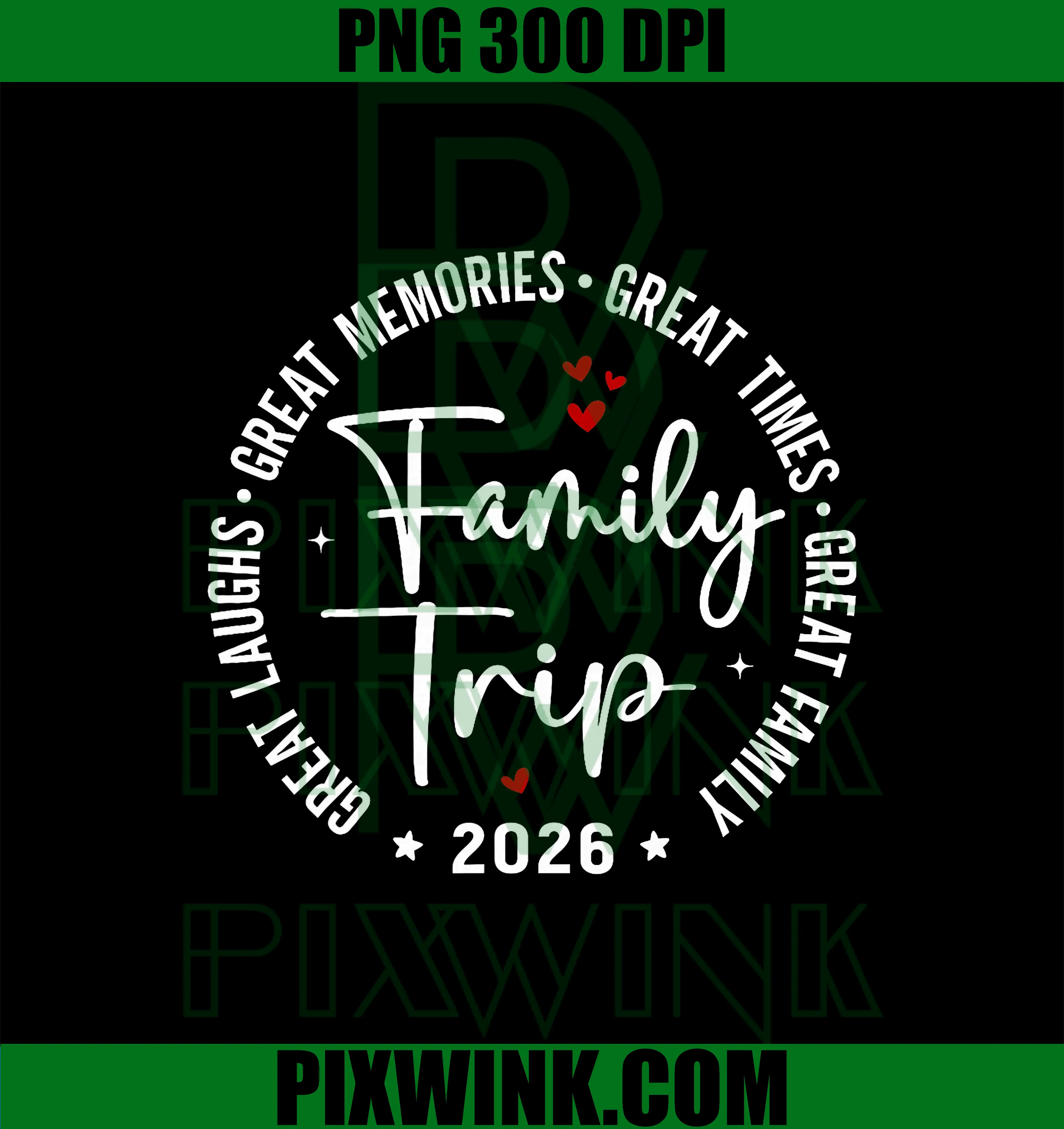 Family Trip PNG, Vacation 2026 Matching Group PNG
