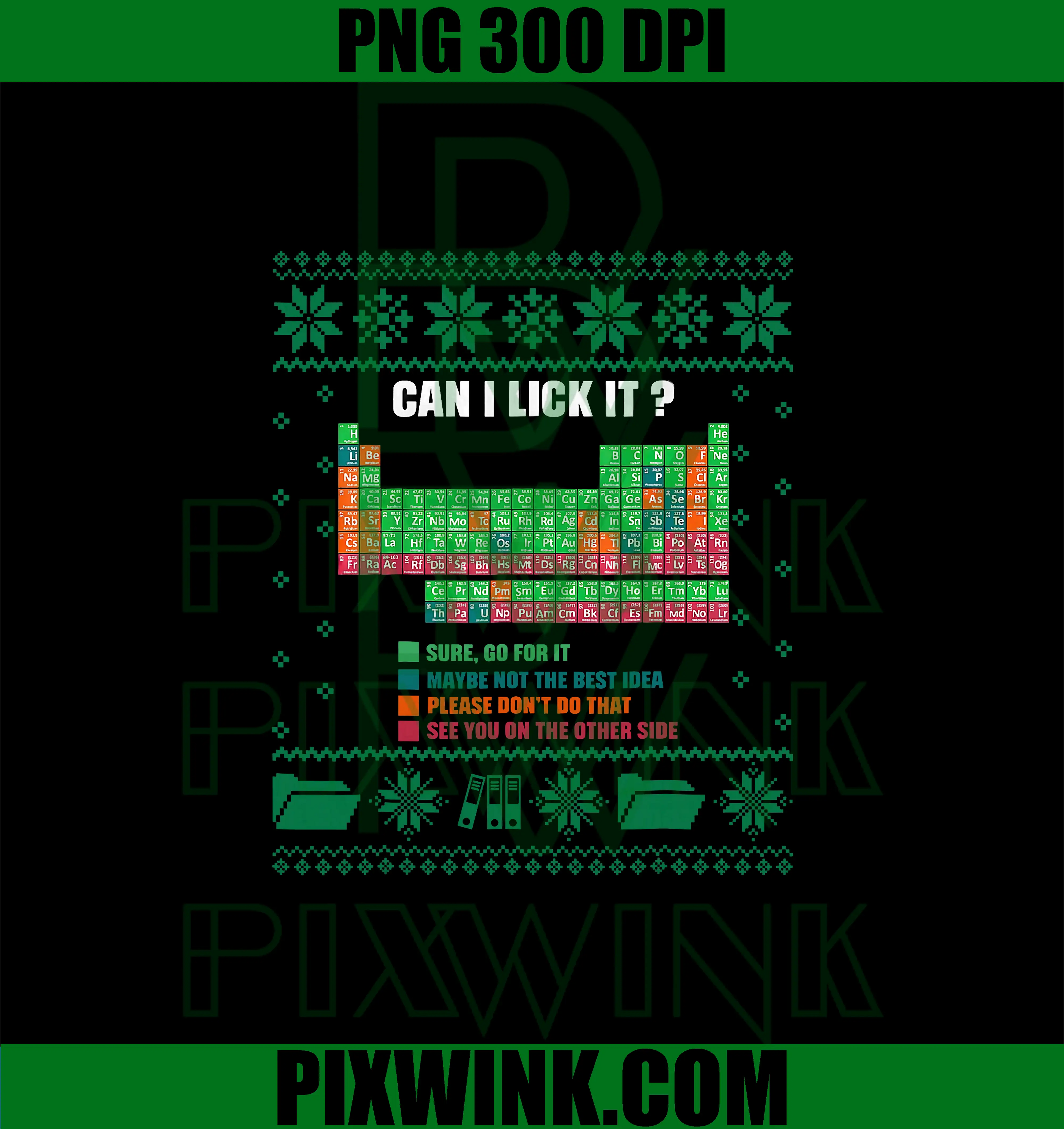 Can I Lick It PNG, Funny Element PNG,  Christmas PNG