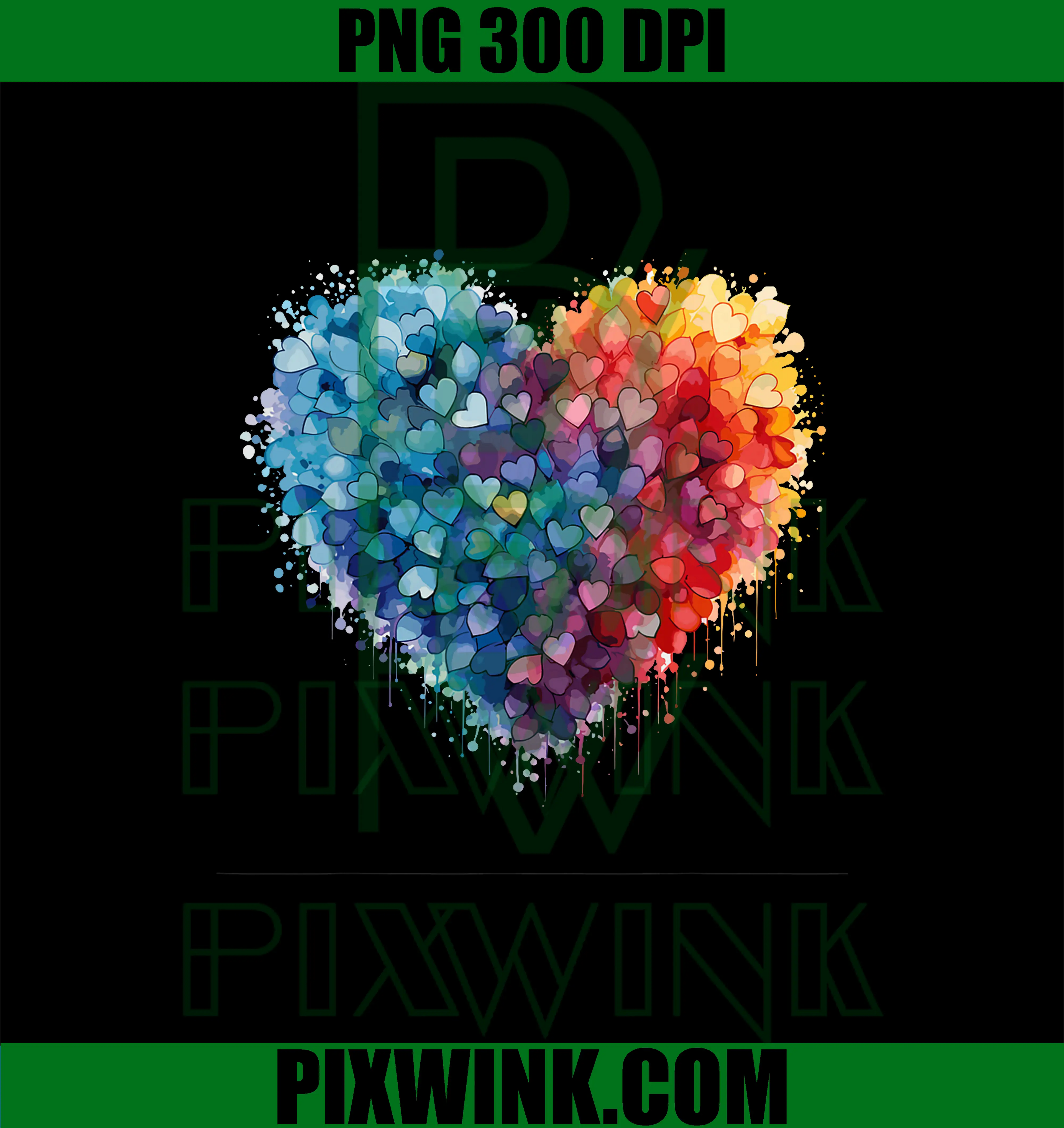 Heart Love PNG, Graphic Valentine PNG
