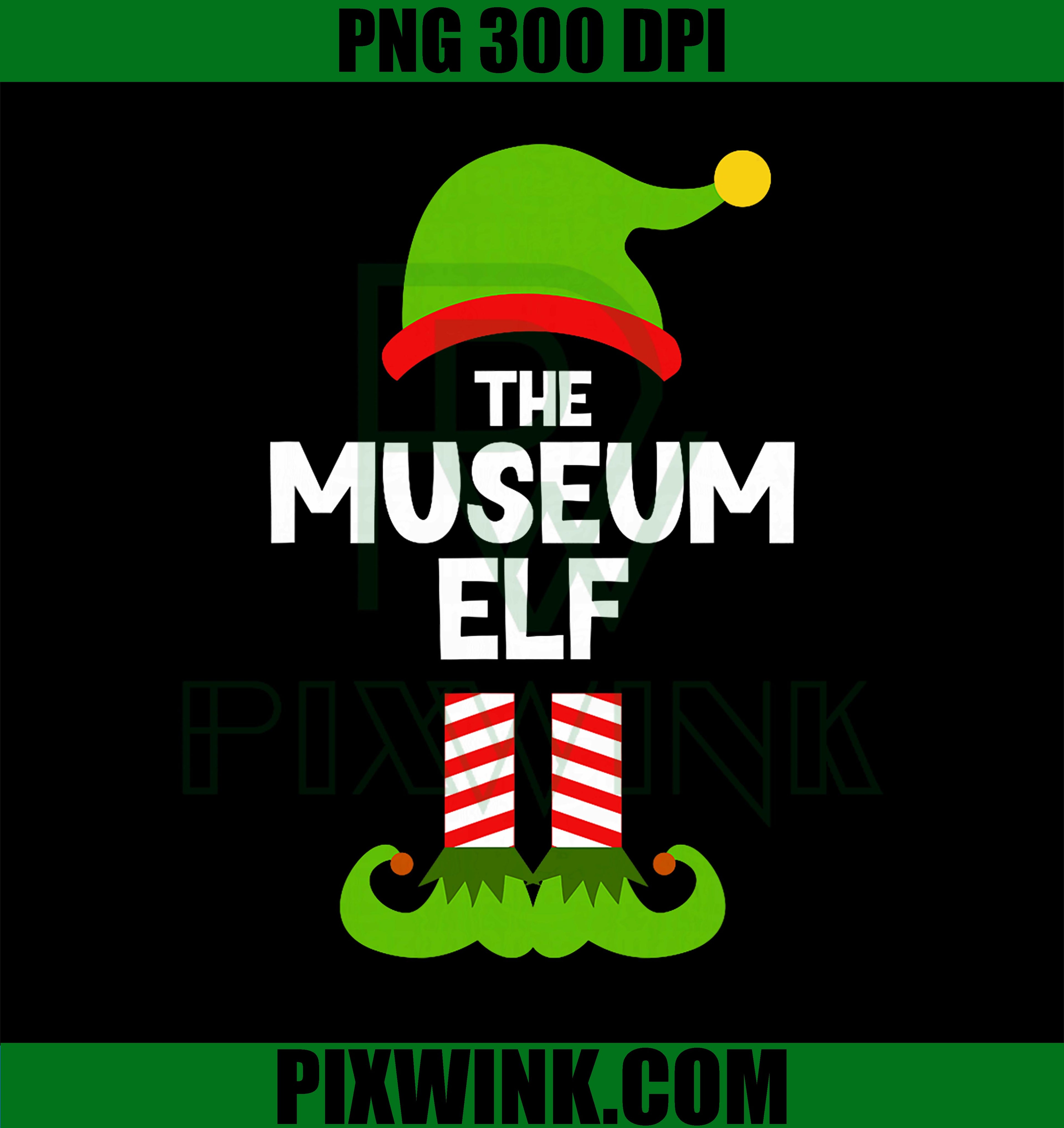 Funny I'm The Museum Elf PNG, Christmas Xmas PNG