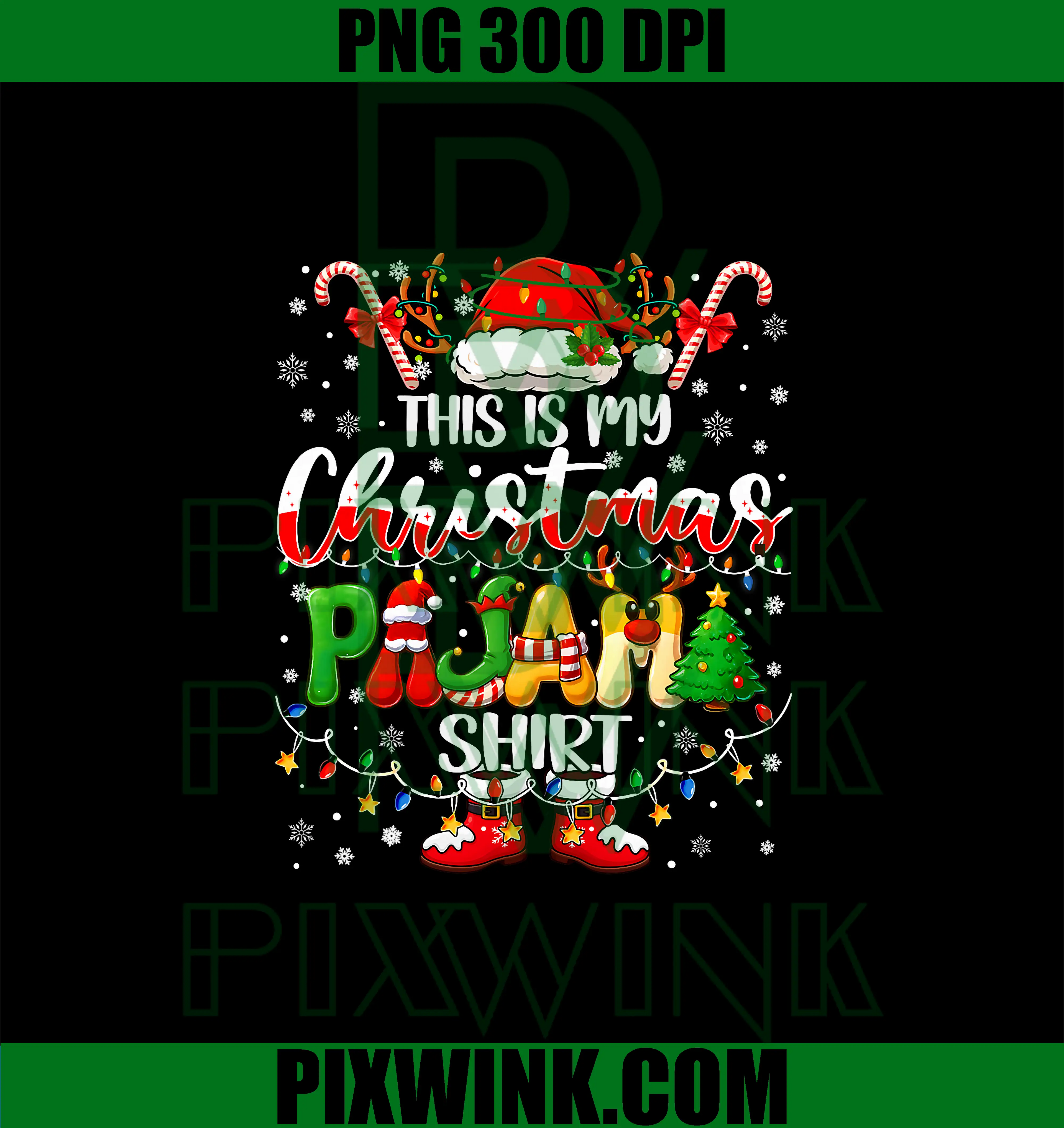 Funny This is My Christmas PNG, Family Xmas PNG 