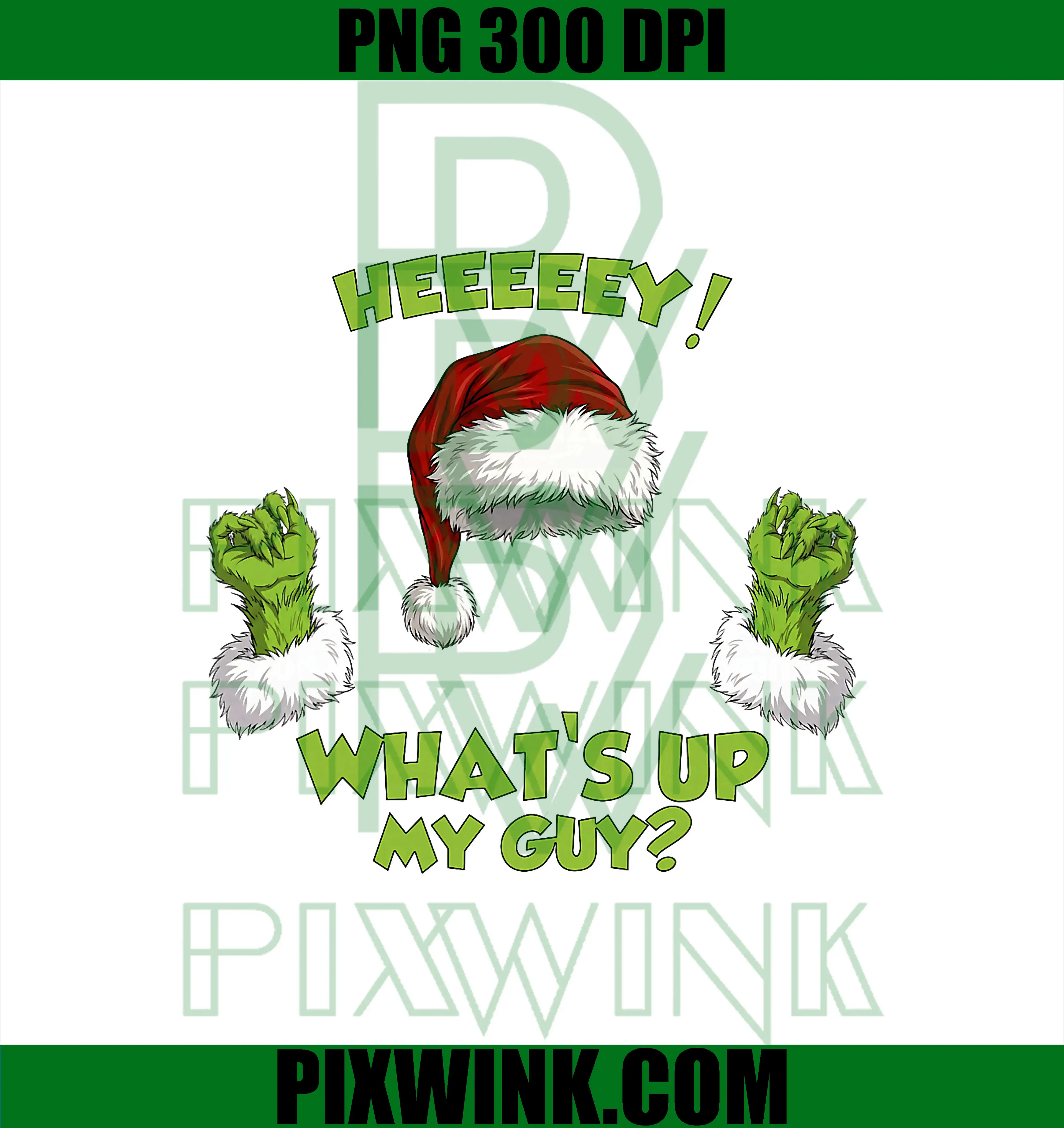 Heey What's Up My Guy PNG, Meme Xmas Christmas PNG