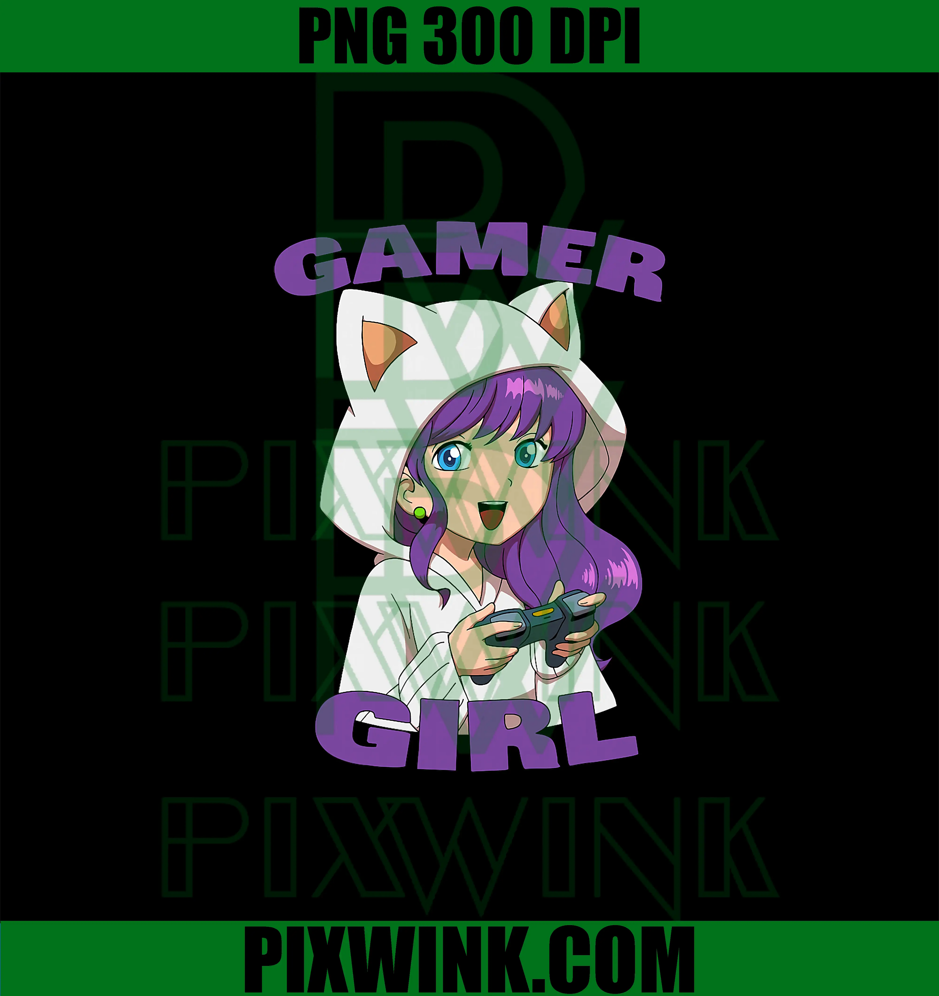 Gamer Girl PNG, Video Games Gaming PNG