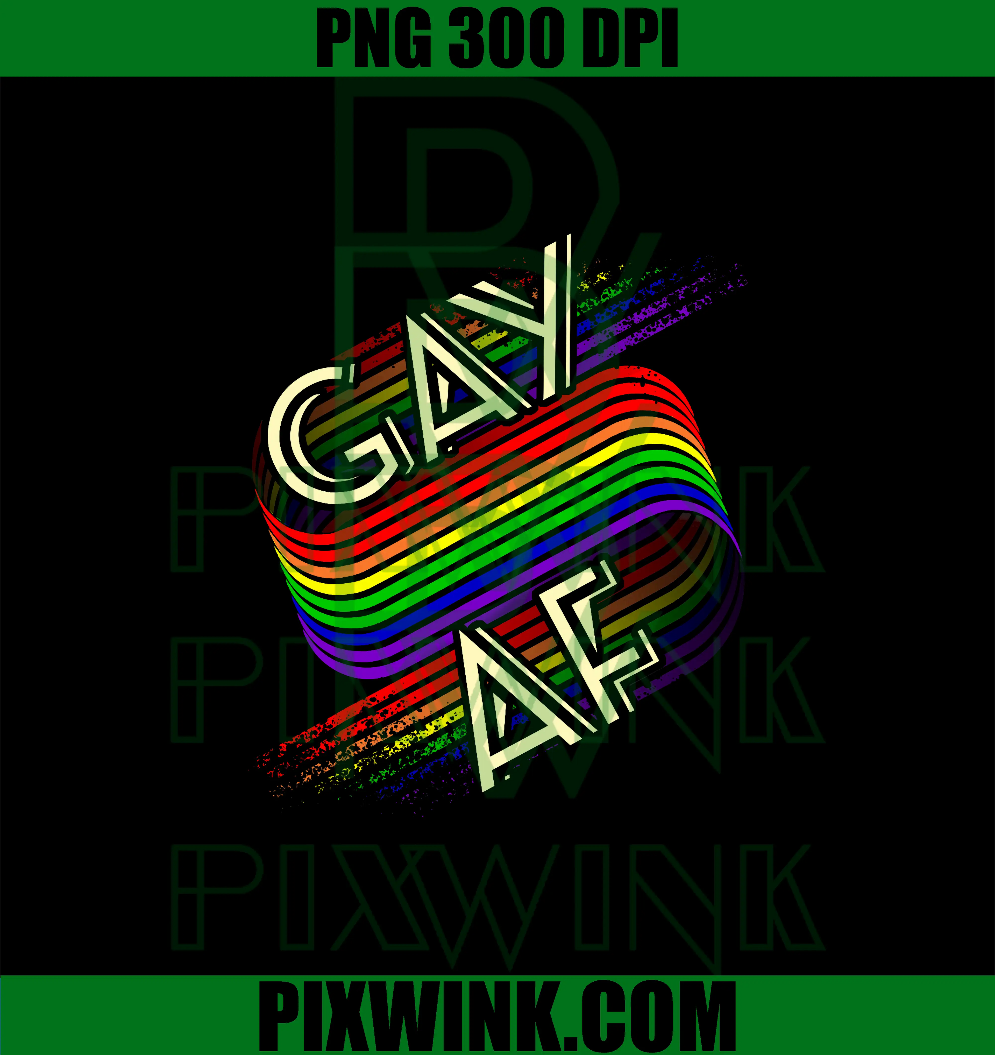 Gay AF PNG, LGBT Pride Equality Lesbian PNG