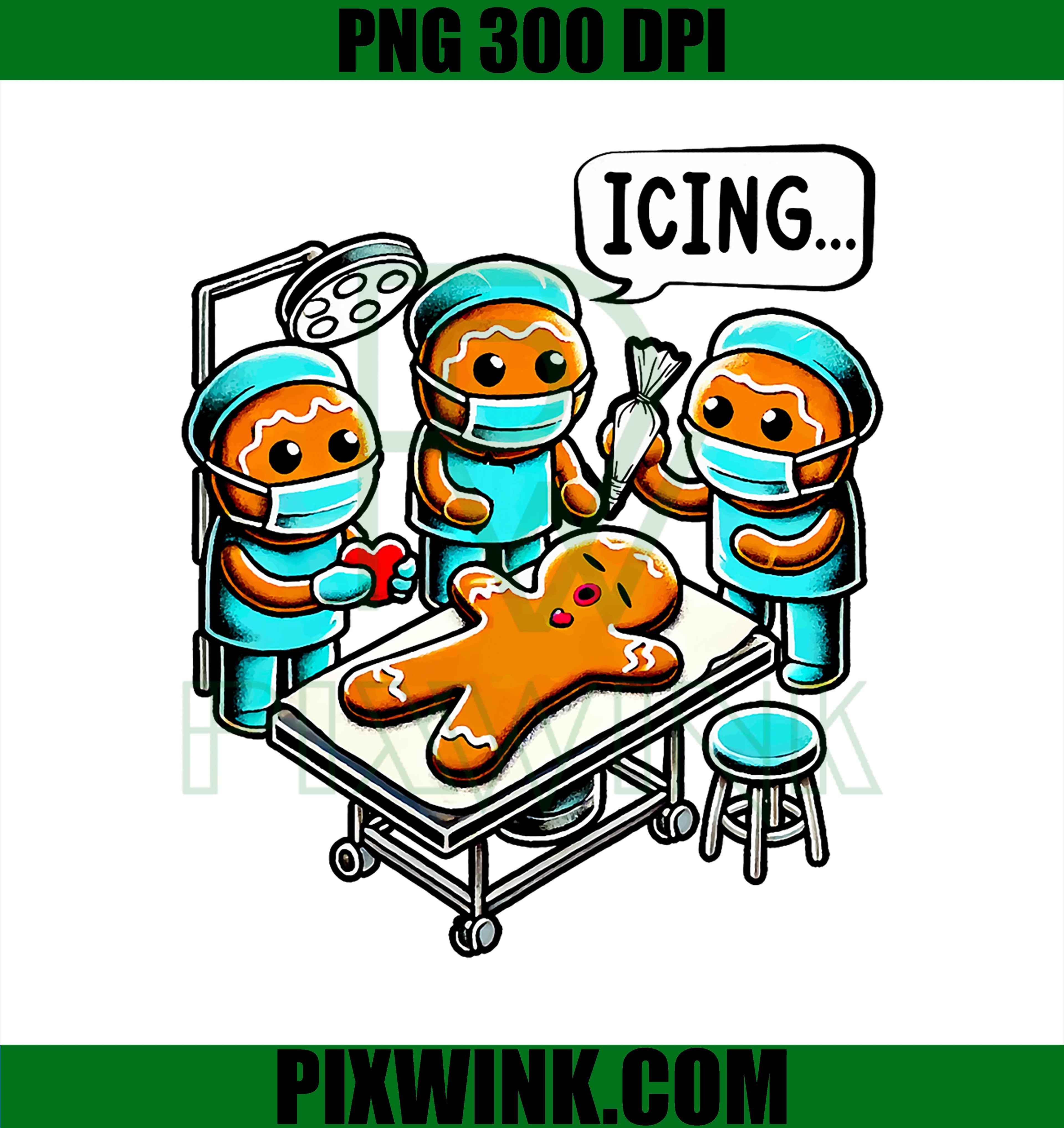 Gingerbread Operation Cookie Baking Christmas PNG