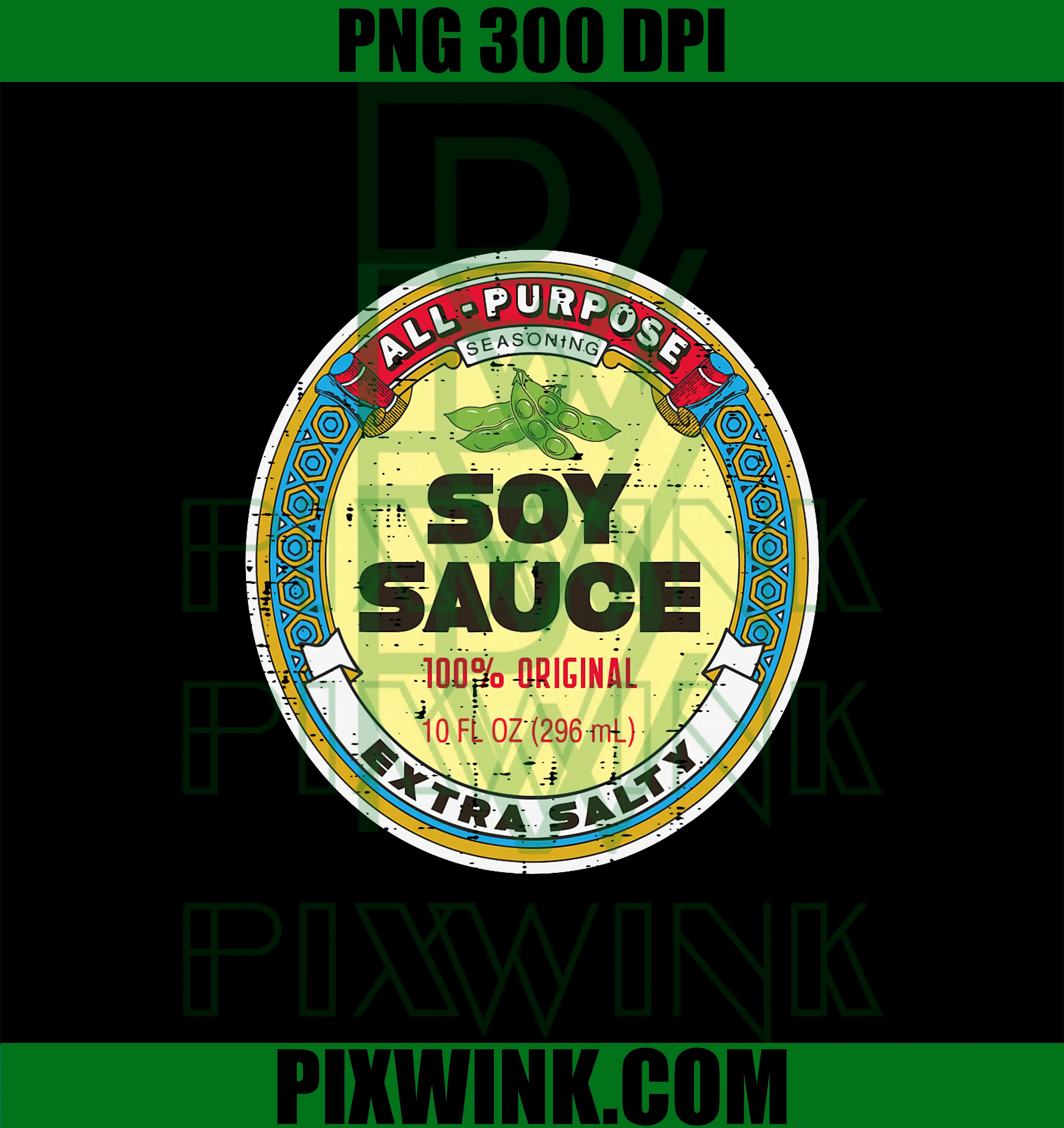 Soy Sauce PNG, Funny Group Food PNG
