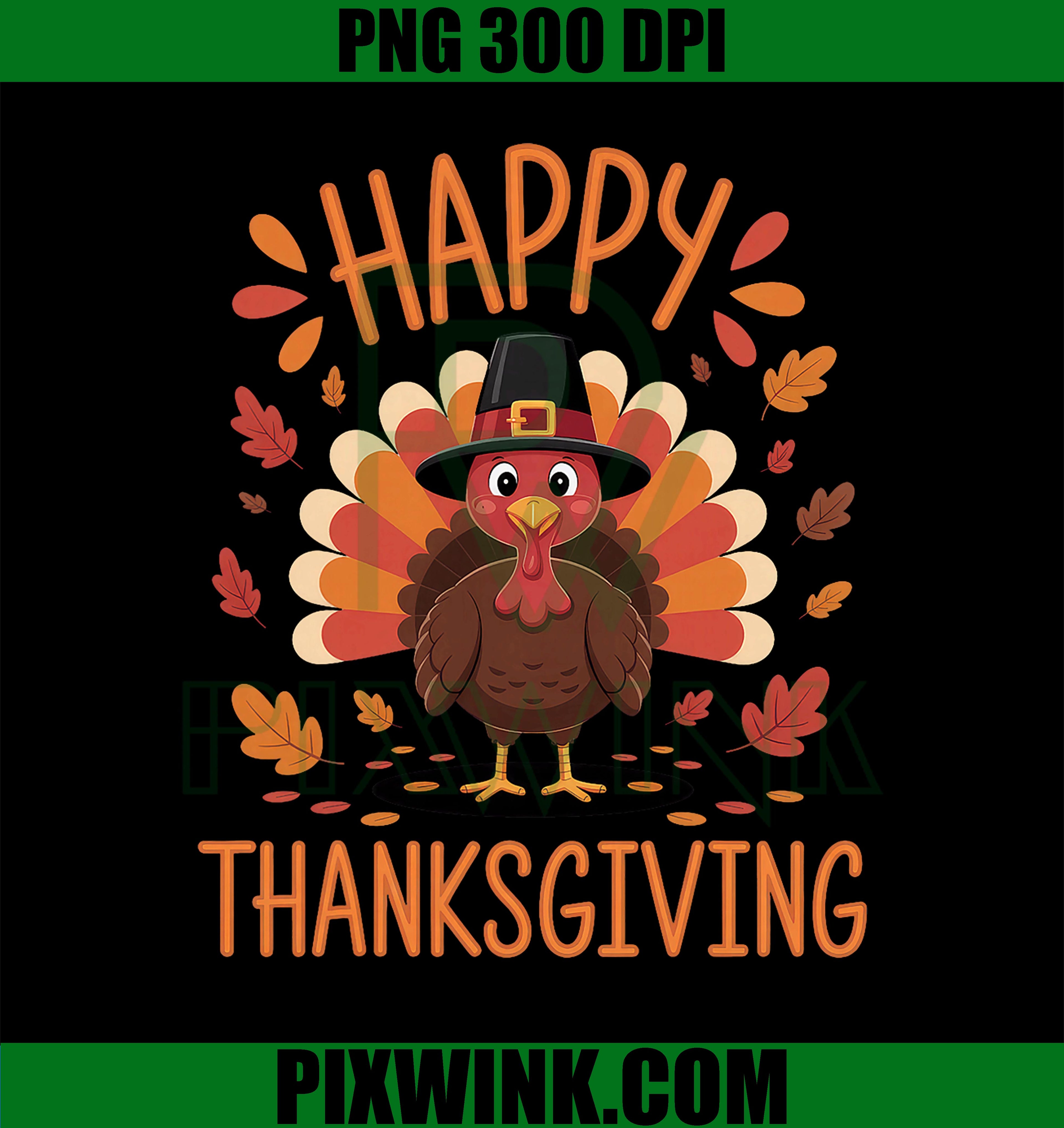 Happy Thanksgiving Turkey Day PNG, Turkey  PNG