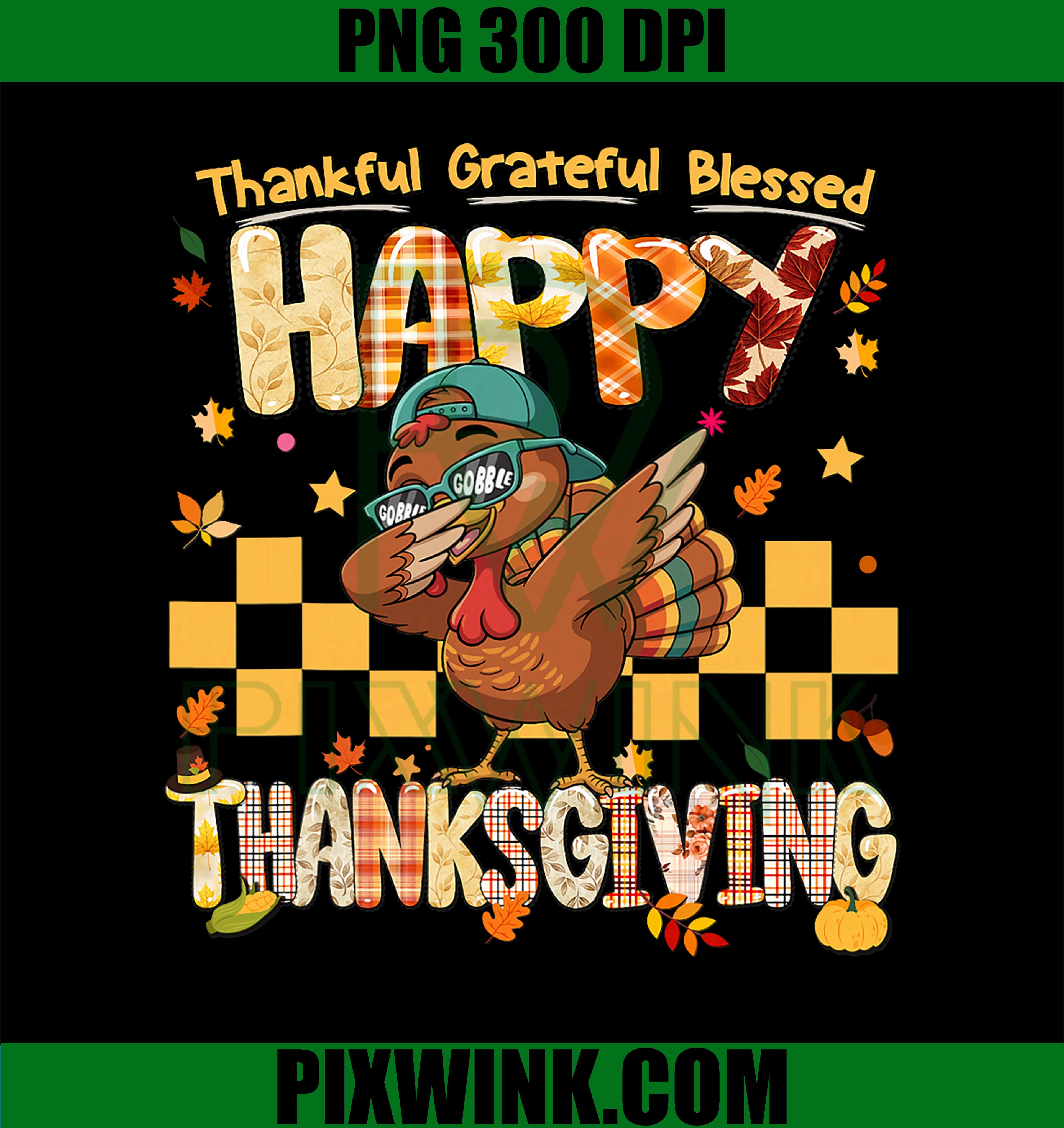 Happy Thanksgiving Turkey PNG, Gobble Family Dinner PNG