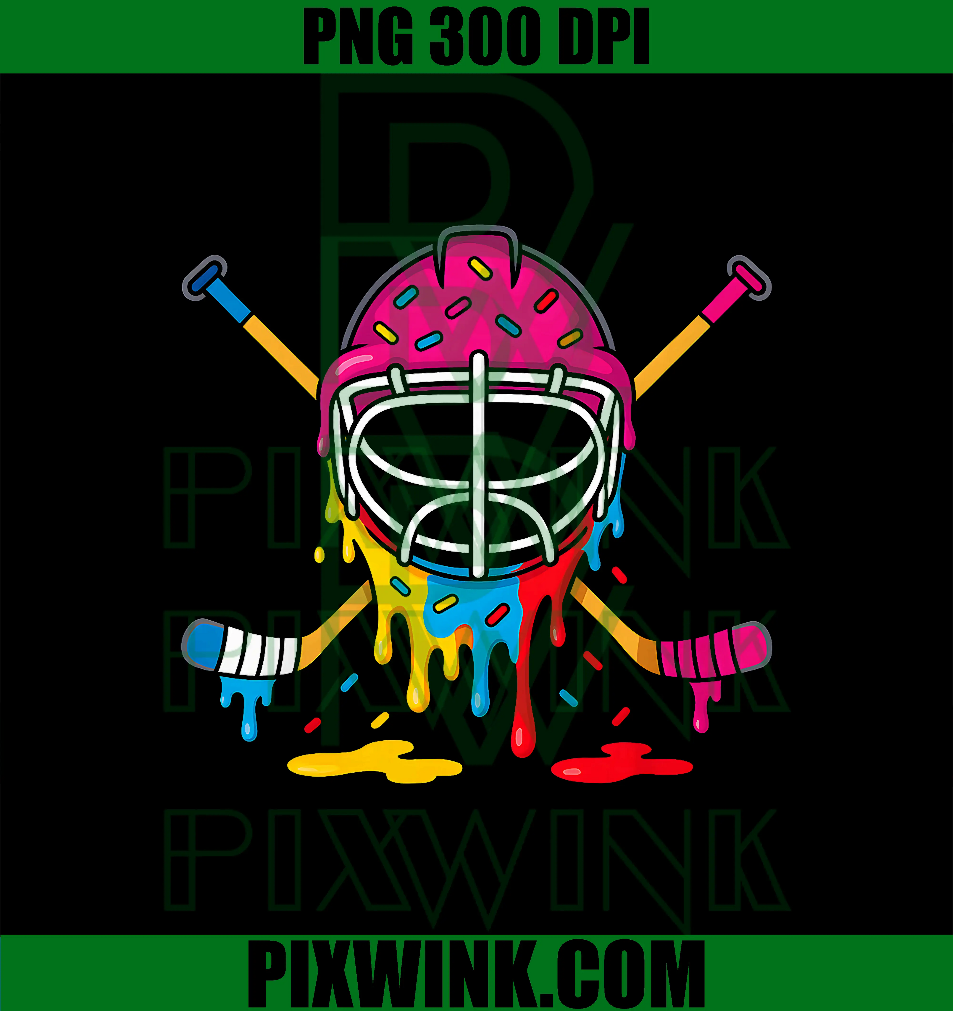 Hockey Ice Cream Drip PNG, Ice Hockey Youth Players PNG – pixwink.com