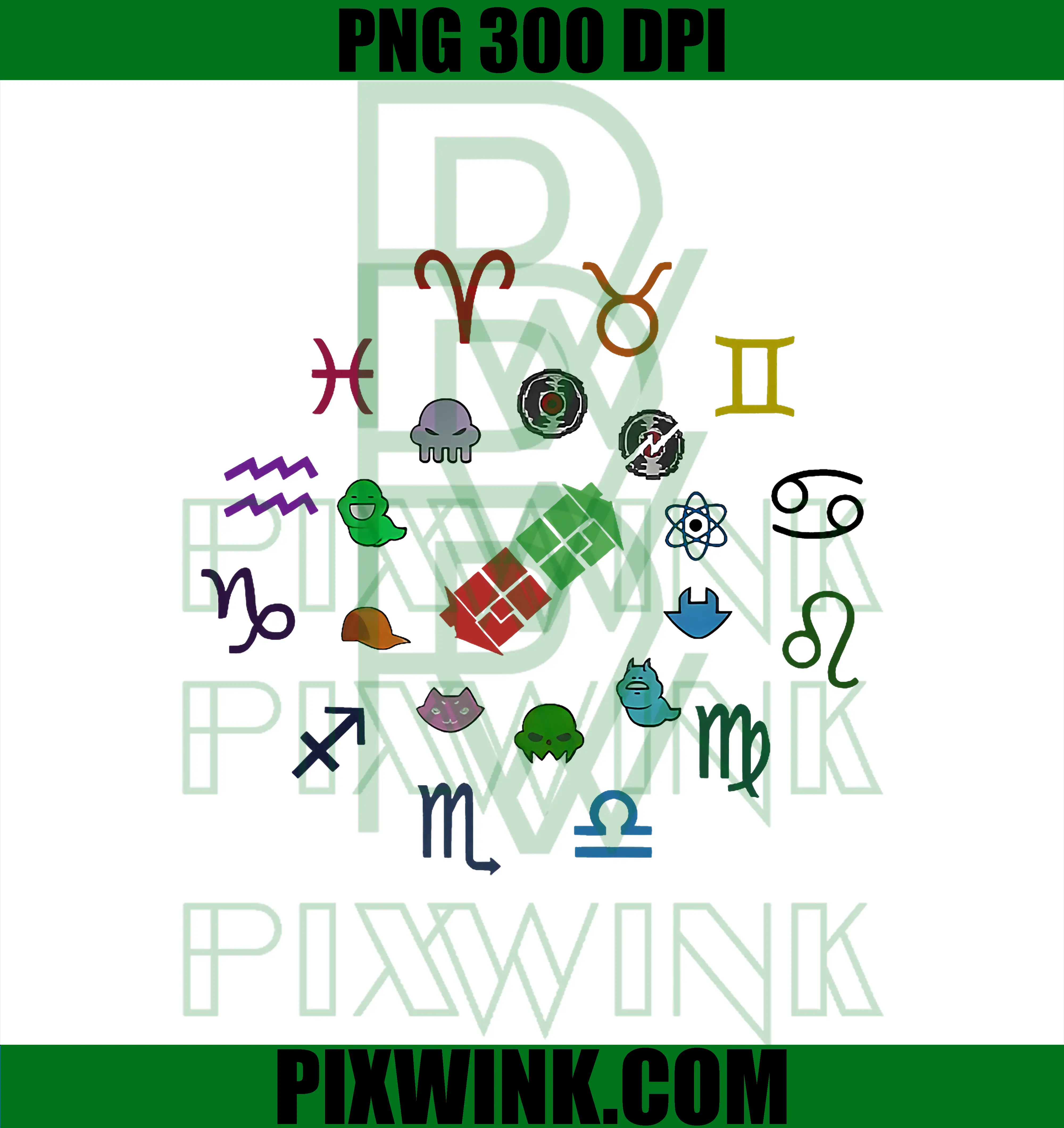 Homestuck Emblems Zodiac PNG, Signs Funny PNG – pixwink.com