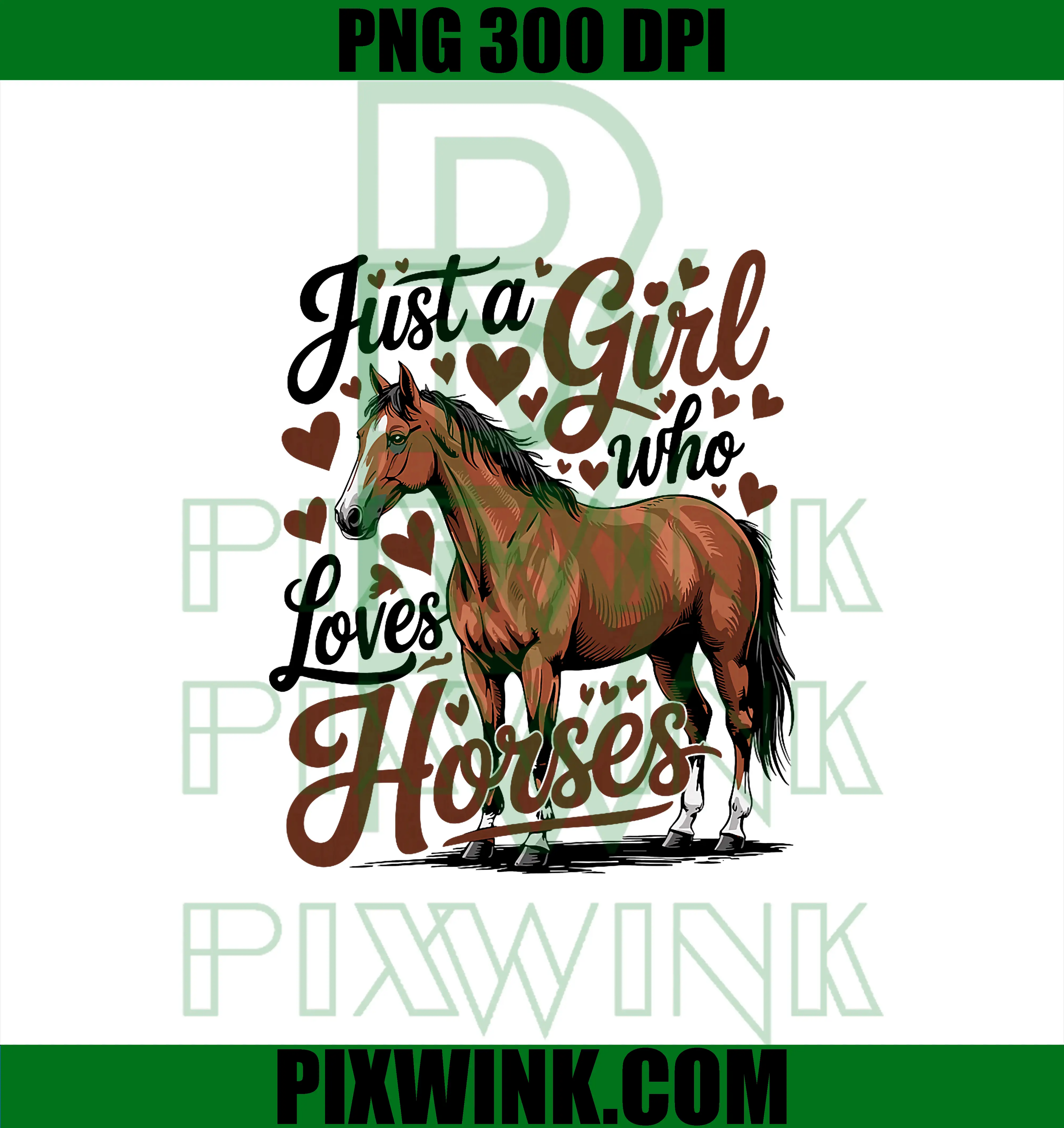 Just A Girl Who Loves Horses PNG, Horse Riding PNG