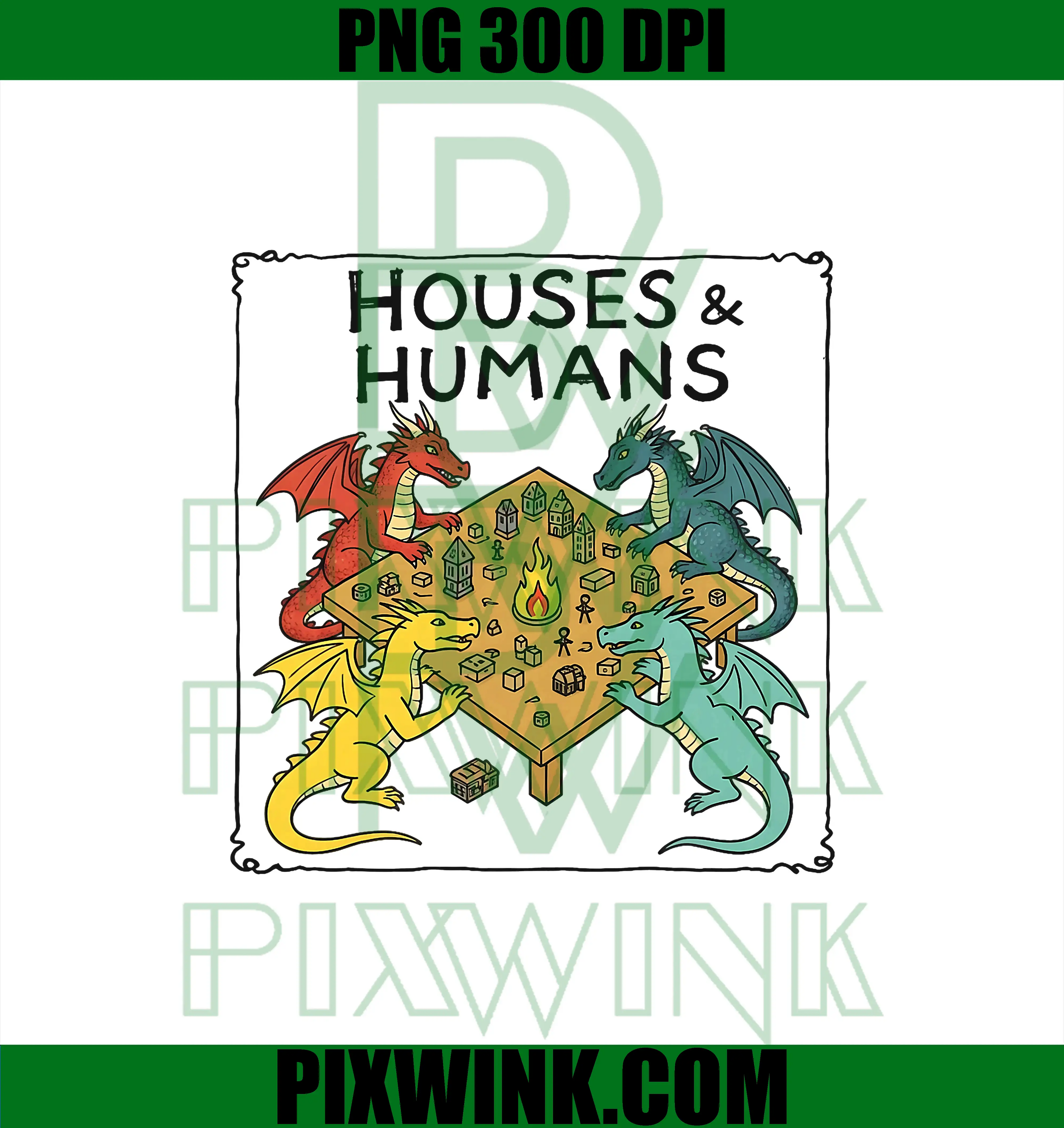 Houses And Humans Funny PNG, Parody Gaming PNG
