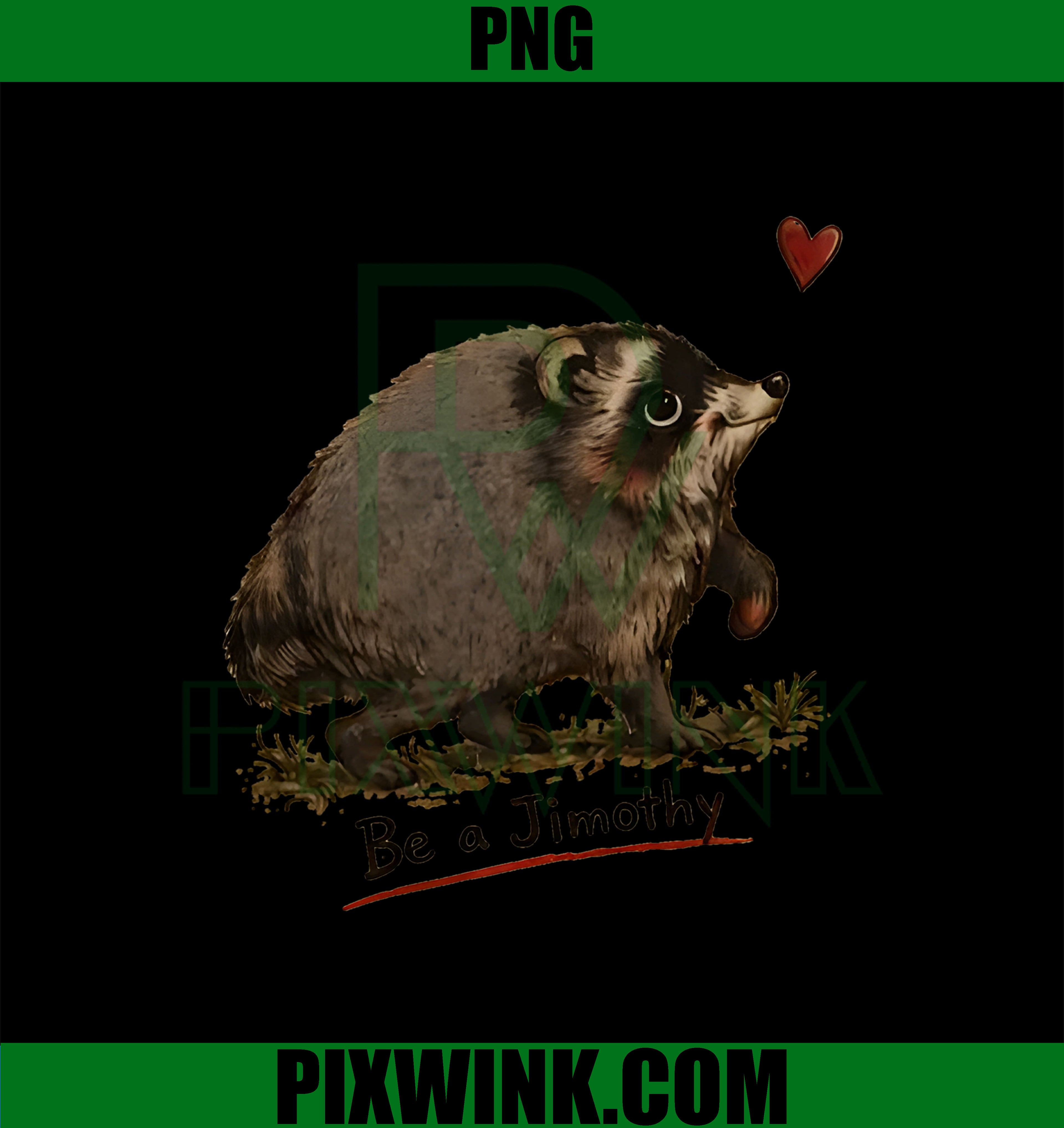 Jimothy Raccoon PNG, Funny Viral Short Spine Wildlife PNG