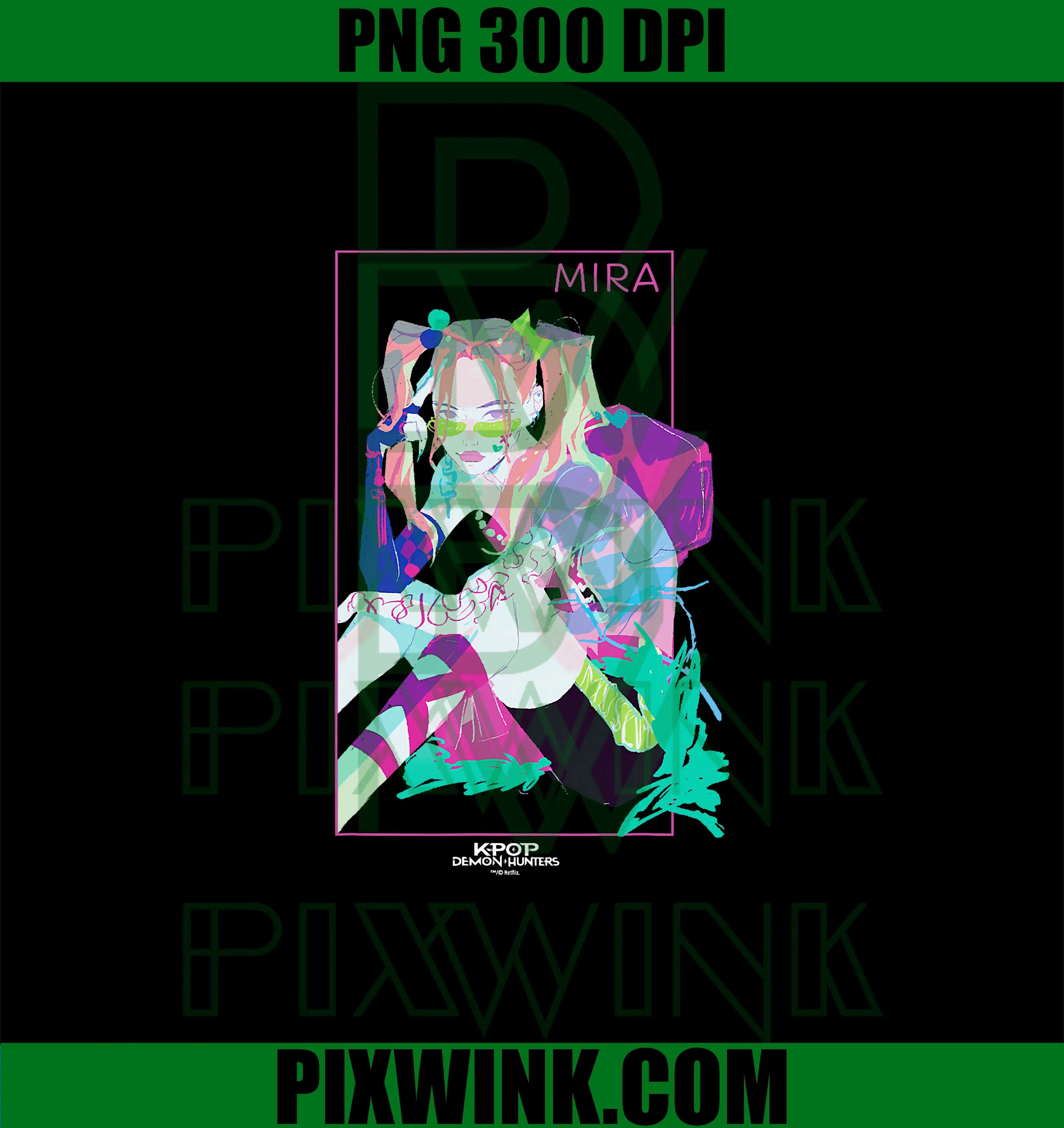 Kpop Demon Hunters Mira PNG, Officially Licensed PNG
