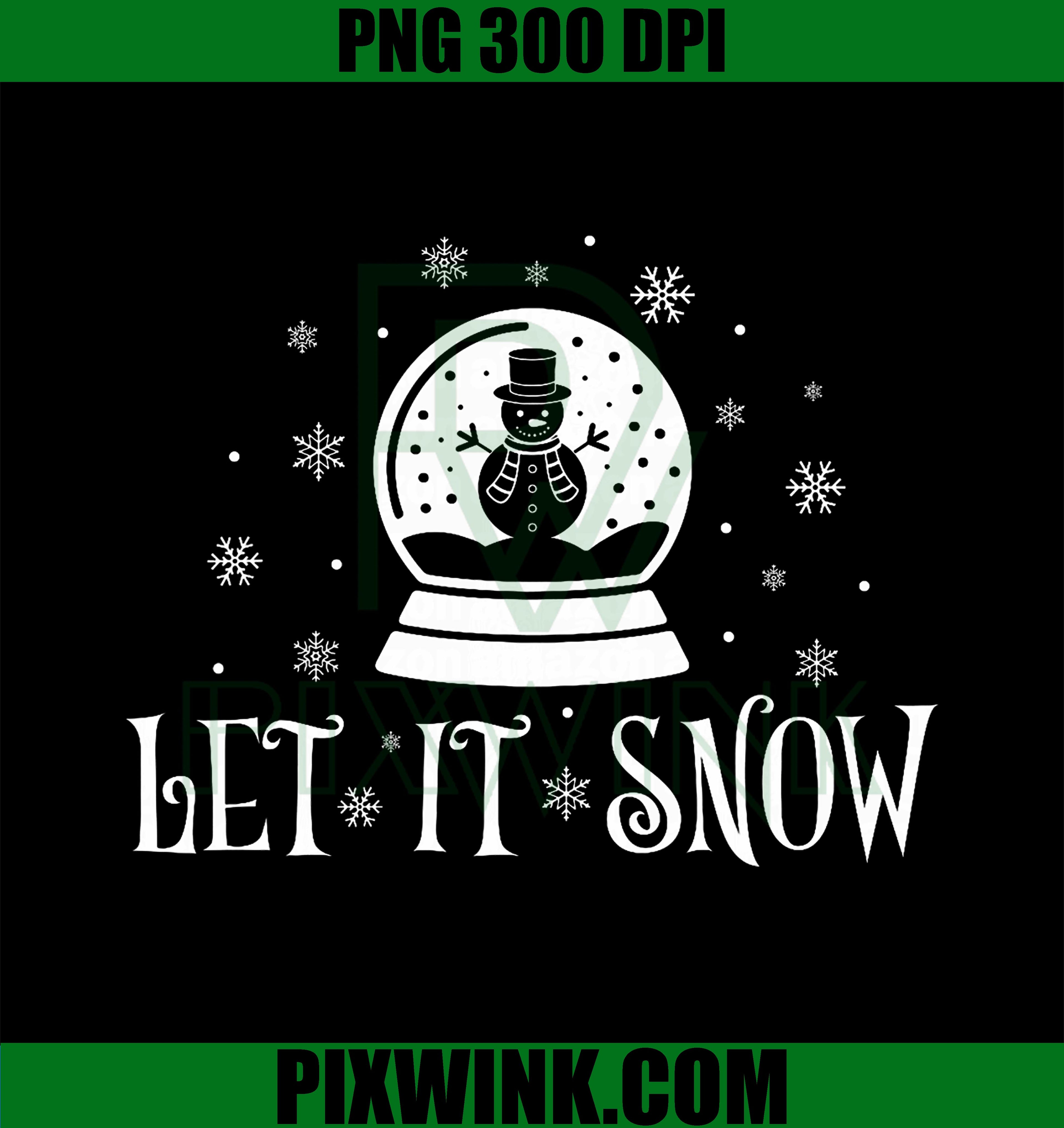 Let it Snow PNG, Christmas Snow PNG