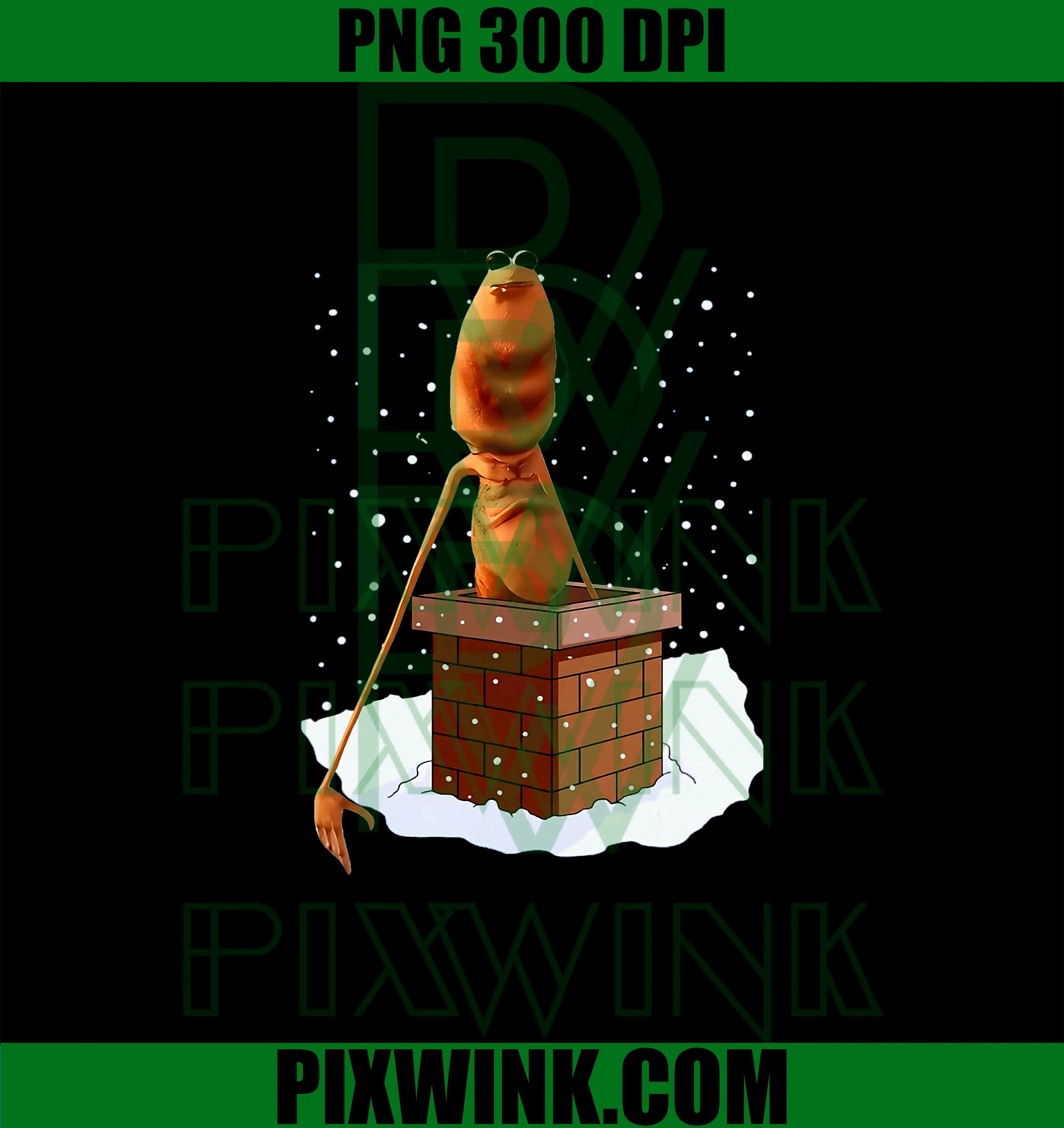 Marcus The Worm Christmas PNG, Meme Funny Holiday Internet Humor PNG