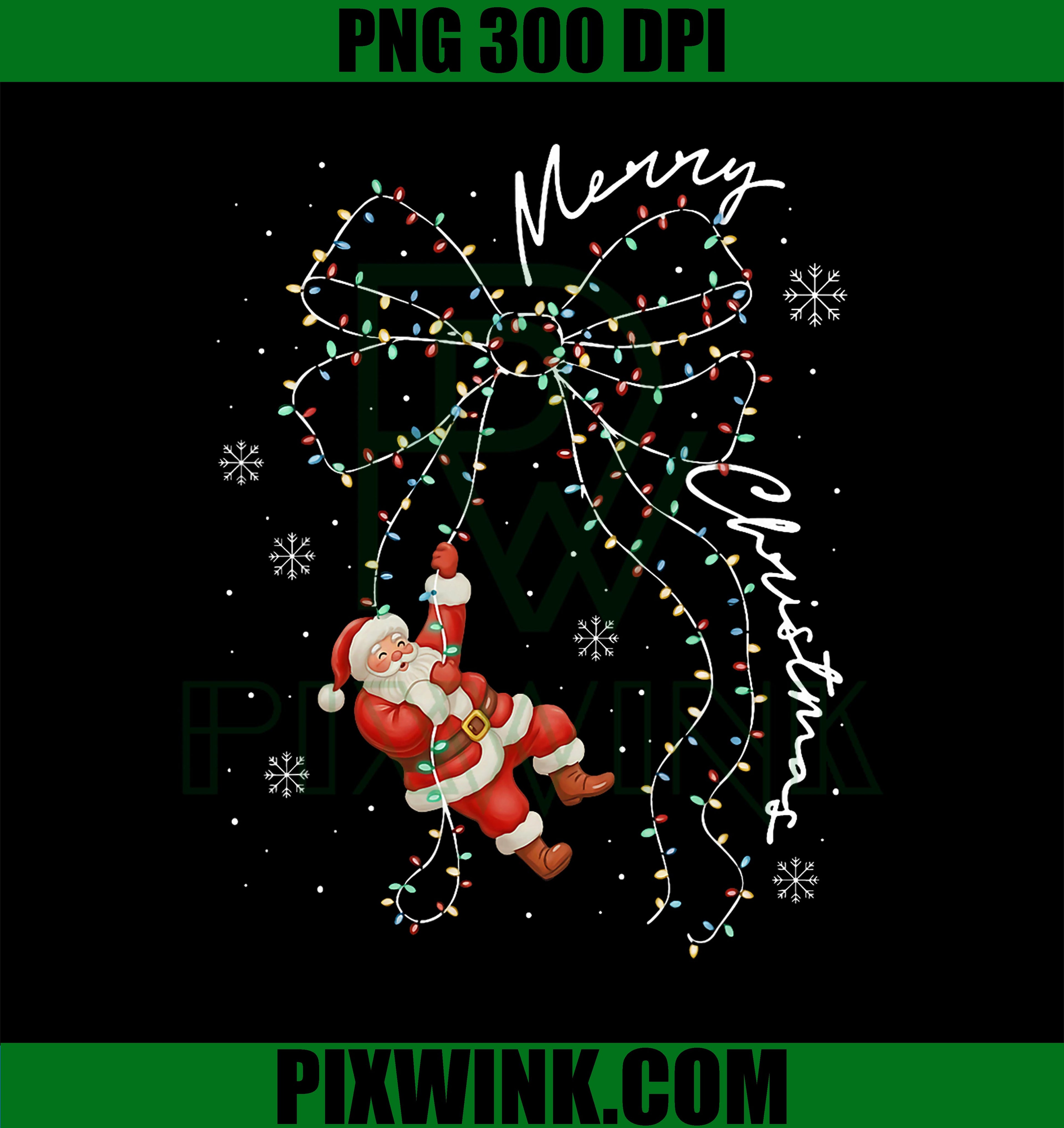 Merry Christmas Red Santa Hat Reindeer Xmas PNG