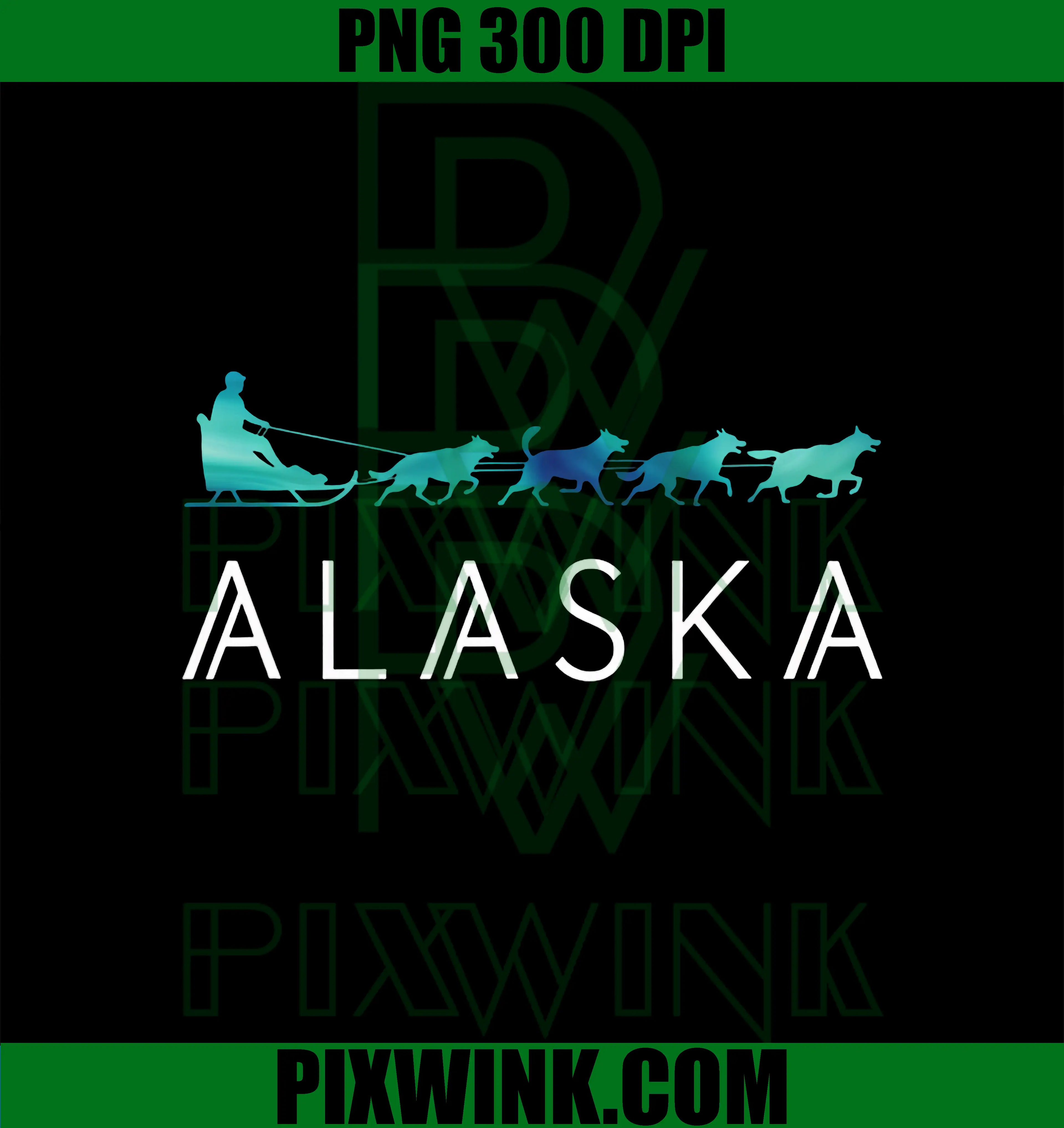 Moose Alaska Moose Adventure PNG, Last Frontier Sled Dog Scene PNG