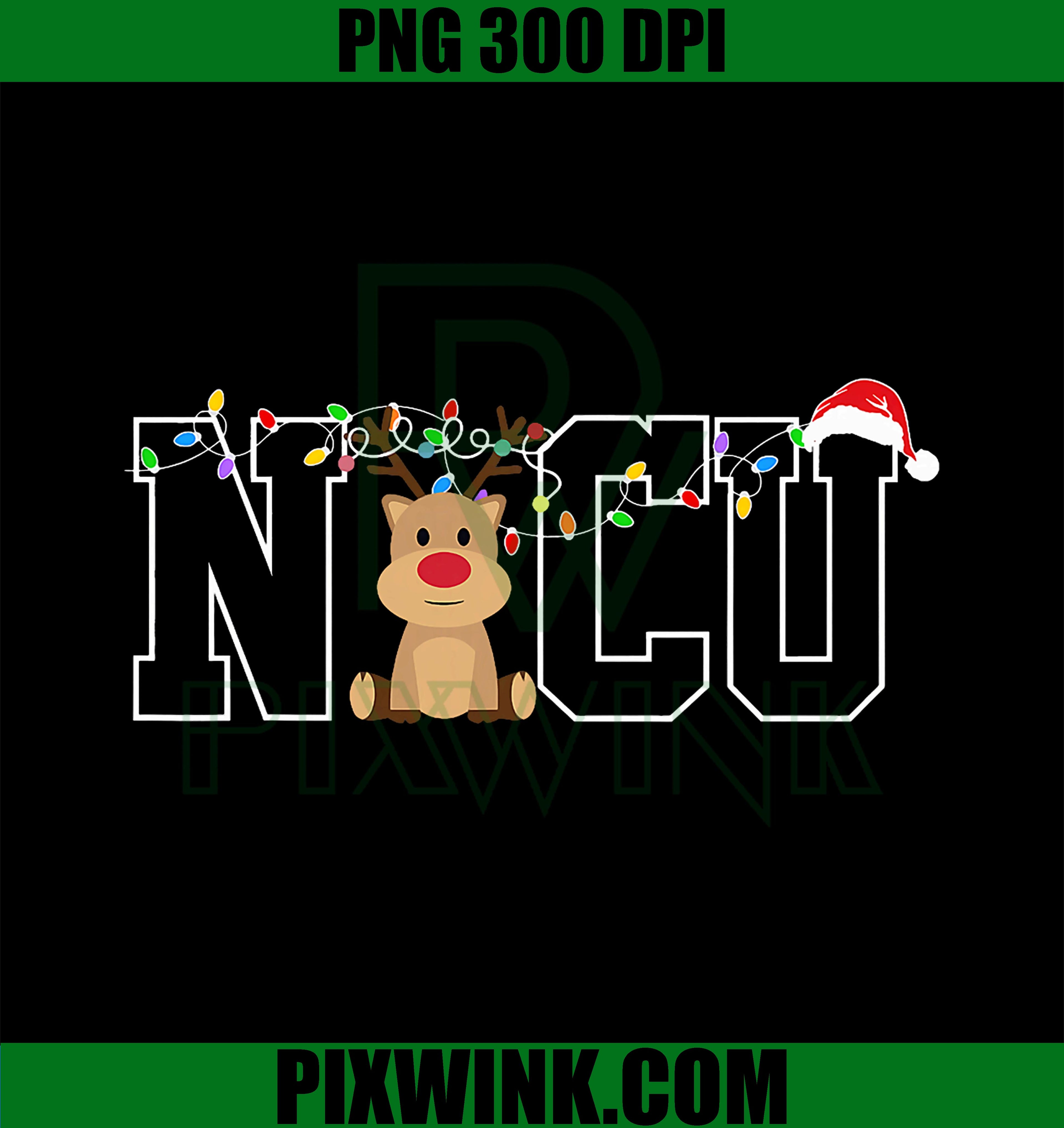 Nicu Nurse Christmas Reindeer Nurse PNG, Reindeer Nurse PNG