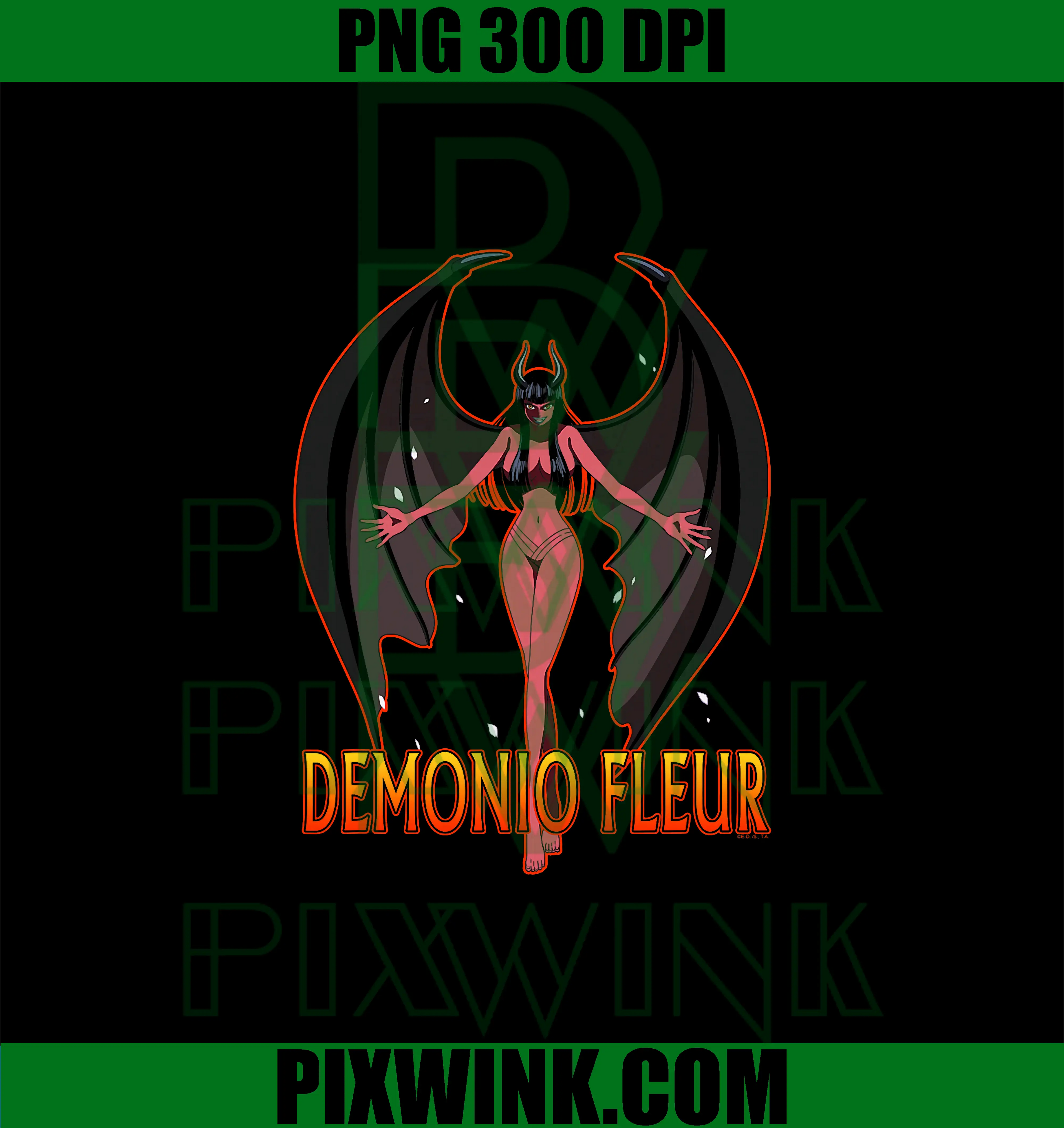 Demonio Fleur PNG, One Piece Anime PNG, Nico Robin Demon Form PNG