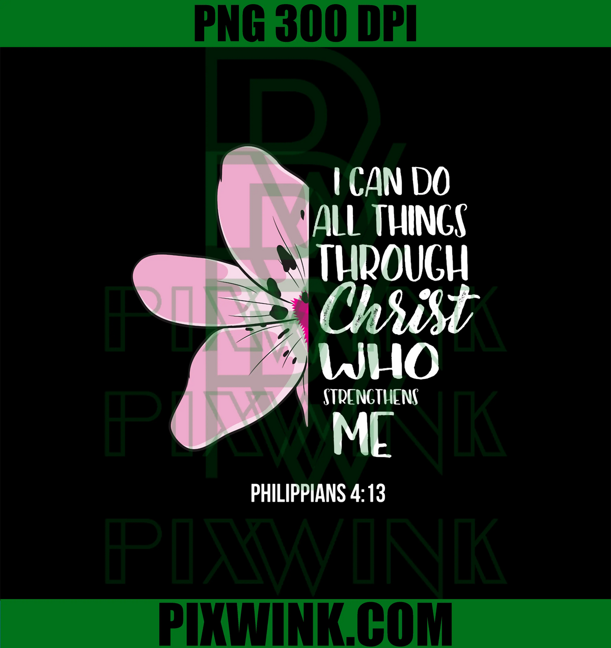 Philippians 413 Christian PNG, Scripture Bible Verses PNG