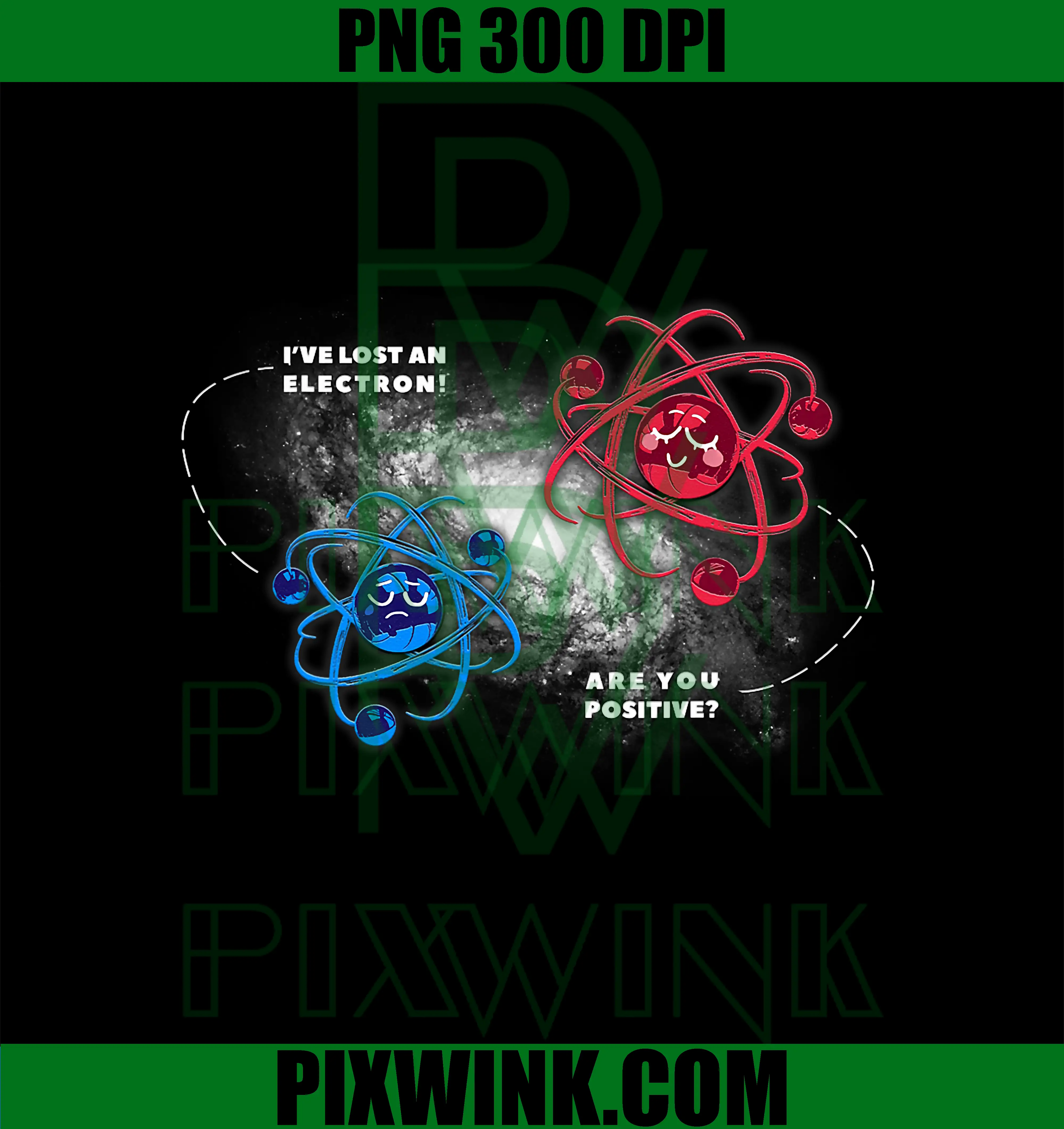 Physics Chemistry Lost Electron PNG, Are You Positive PNG
