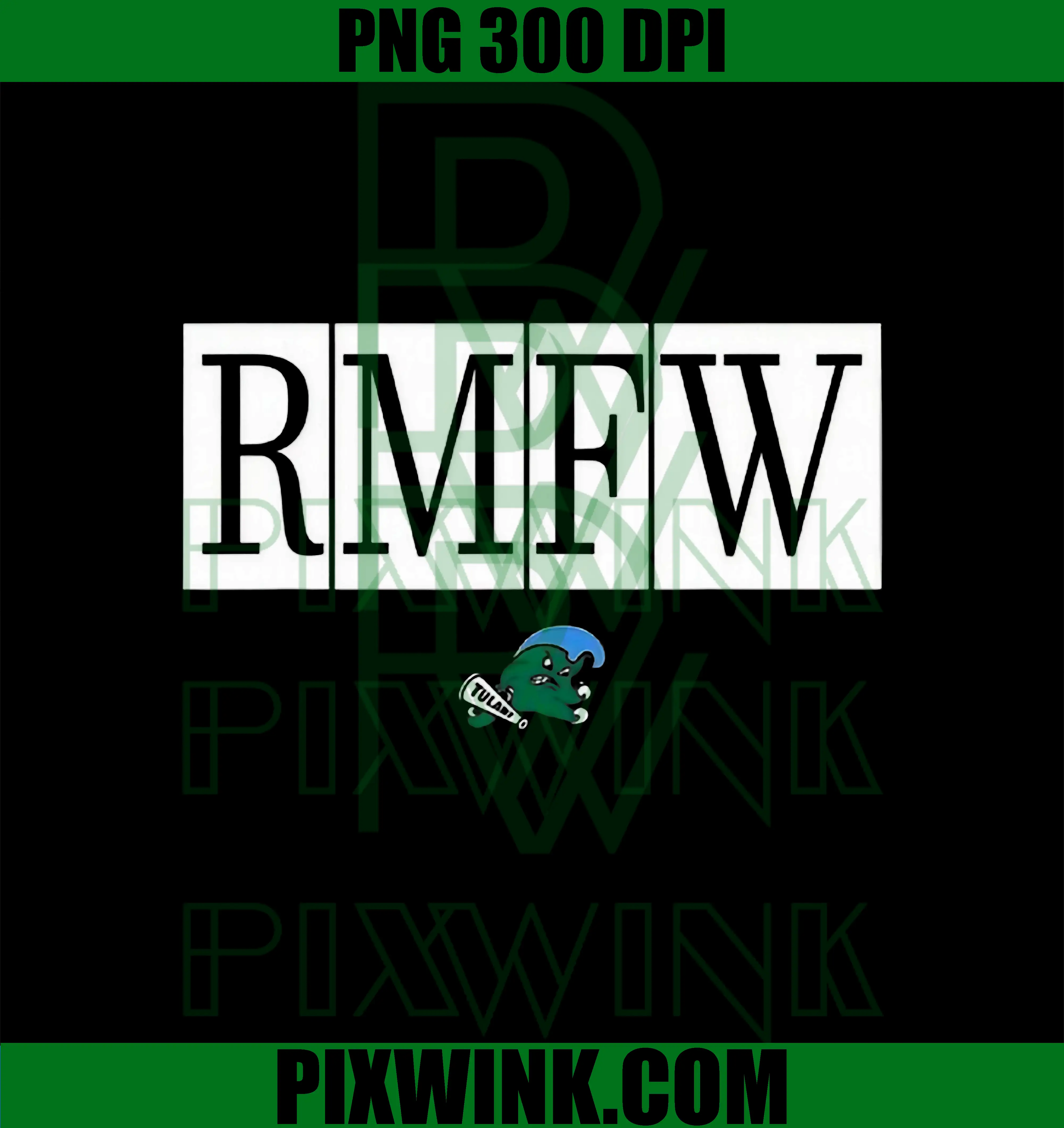 RMFW Minimal Text Logo PNG, Modern Street Style Lettering PNG