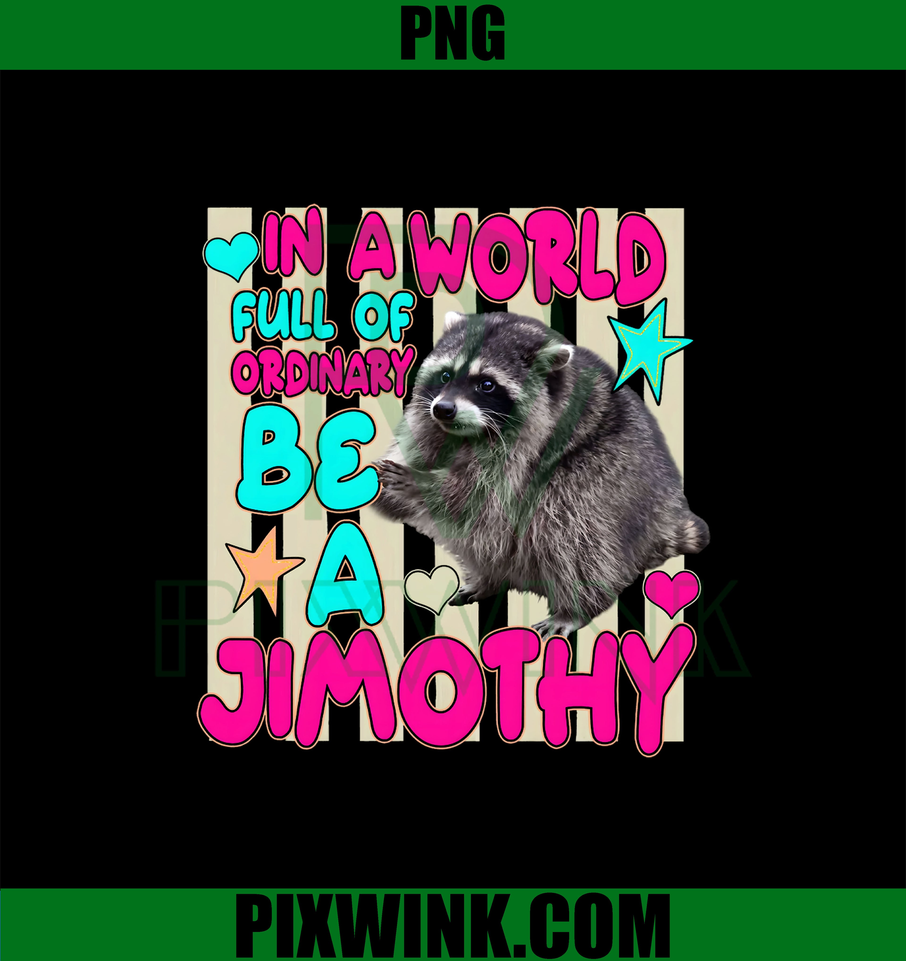 Raccoon PNG, Short Spine Jimothy PNG