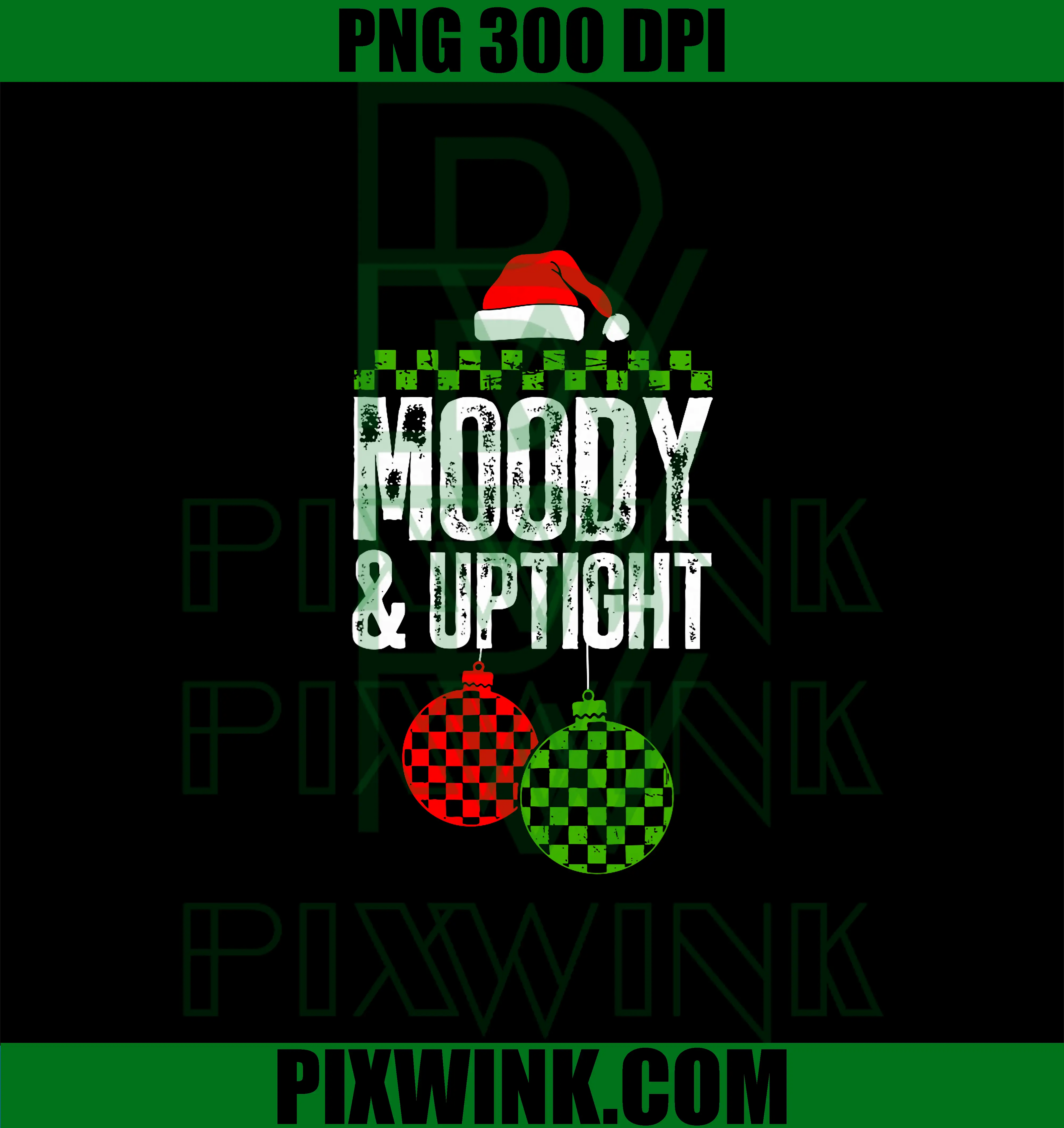Merry and Bright PNG, Moody and Uptight Couples Christmas PNG