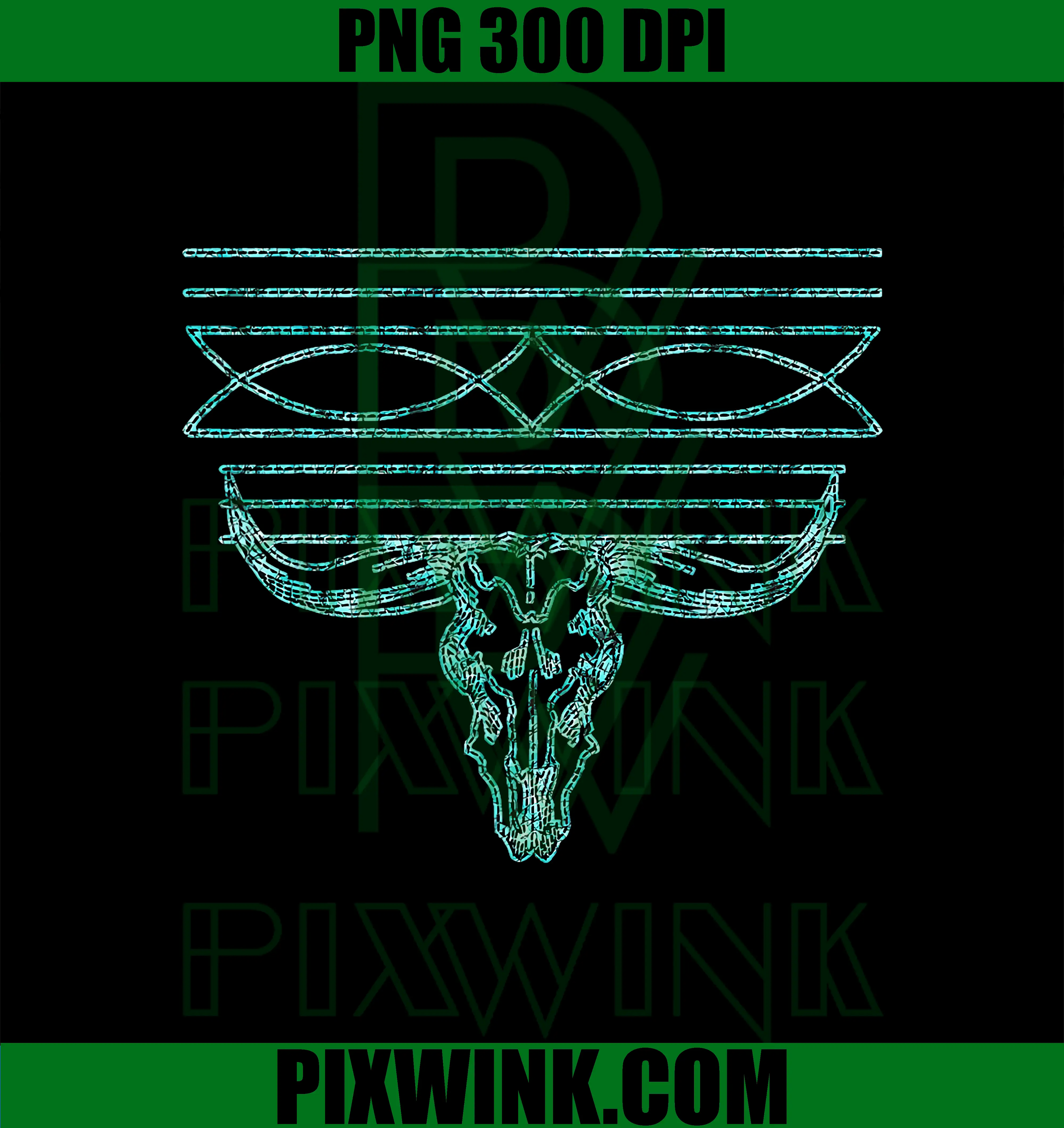 Retro Western Turquoise PNG, Boot Stitch Rodeo PNG