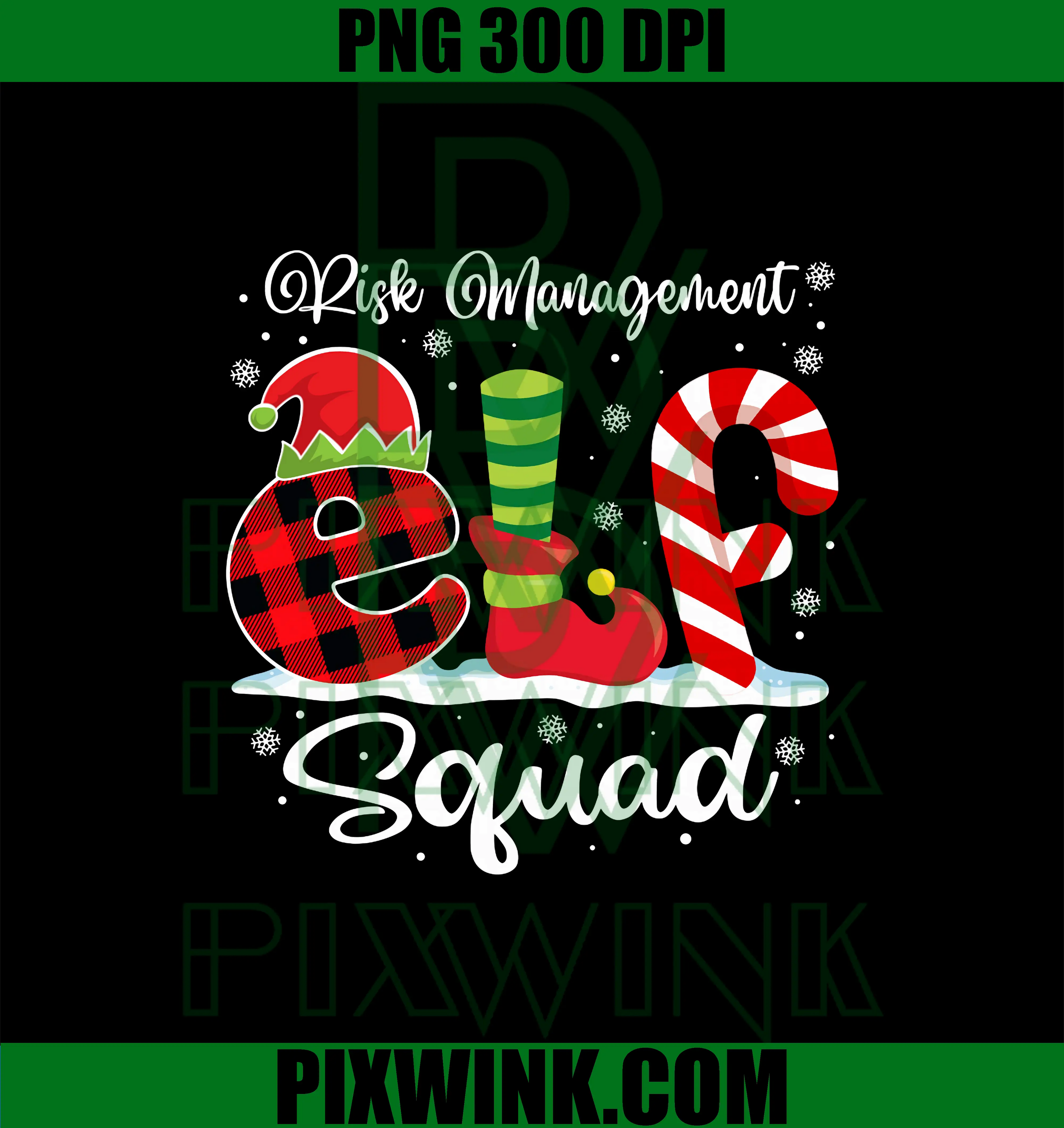 Risk Management Squad PNG, Christmas Analyst PNG, Matching X-mas PNG