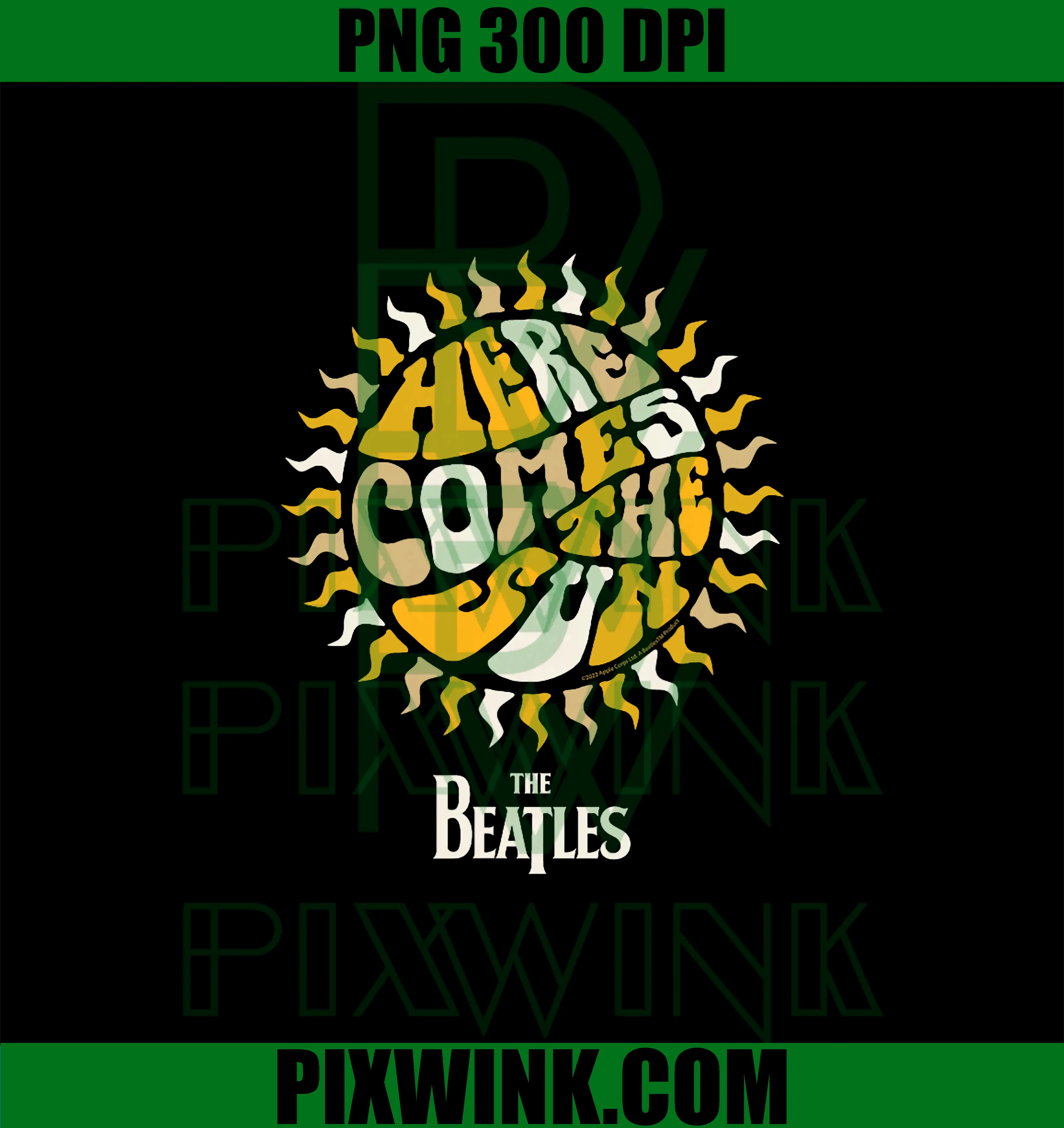The Beatles PNG, Here Comes The Sun PNG