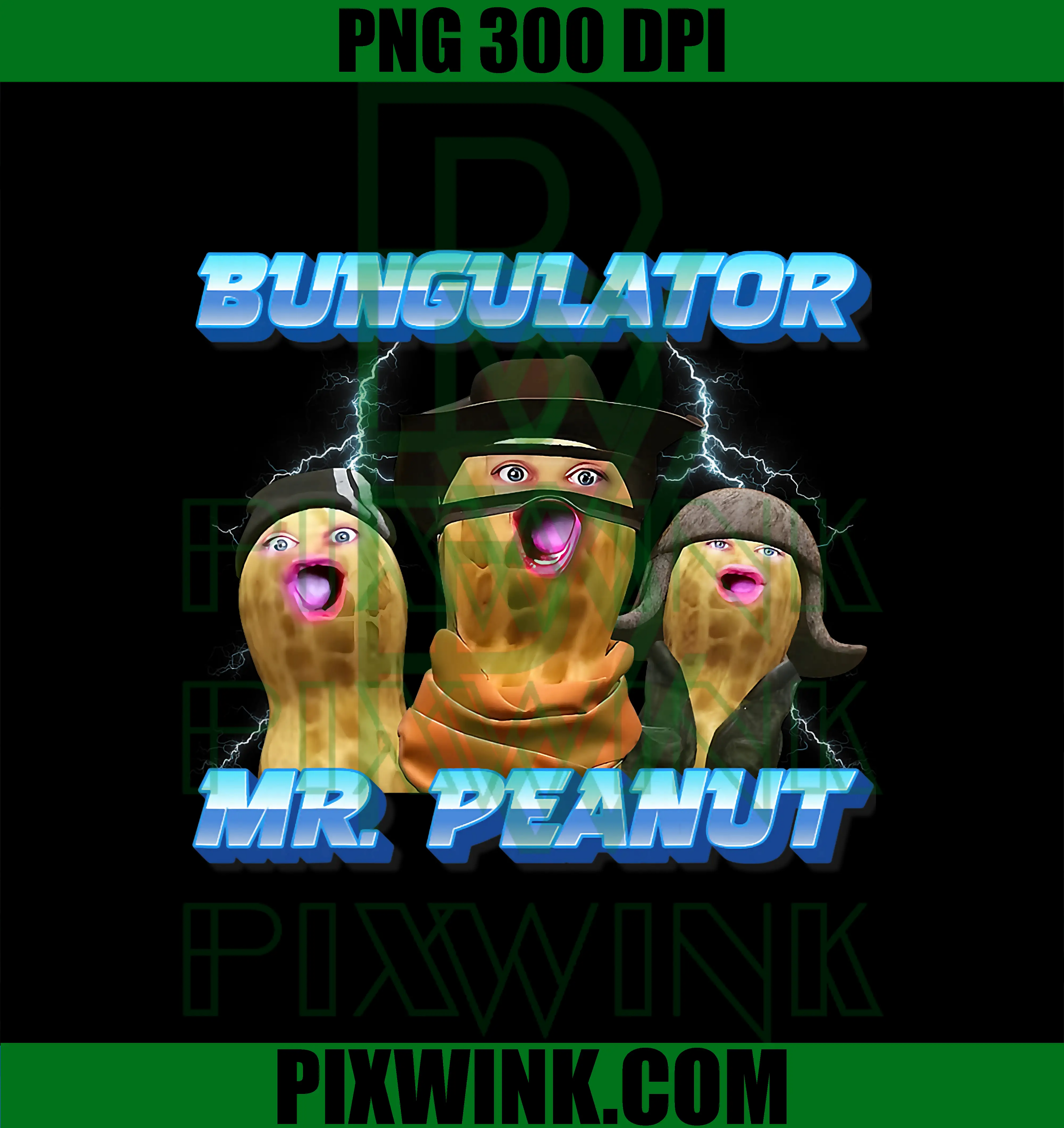 Mr. Peanut Bungulator PNG, The Burnt Peanut Funny GOOP PNG