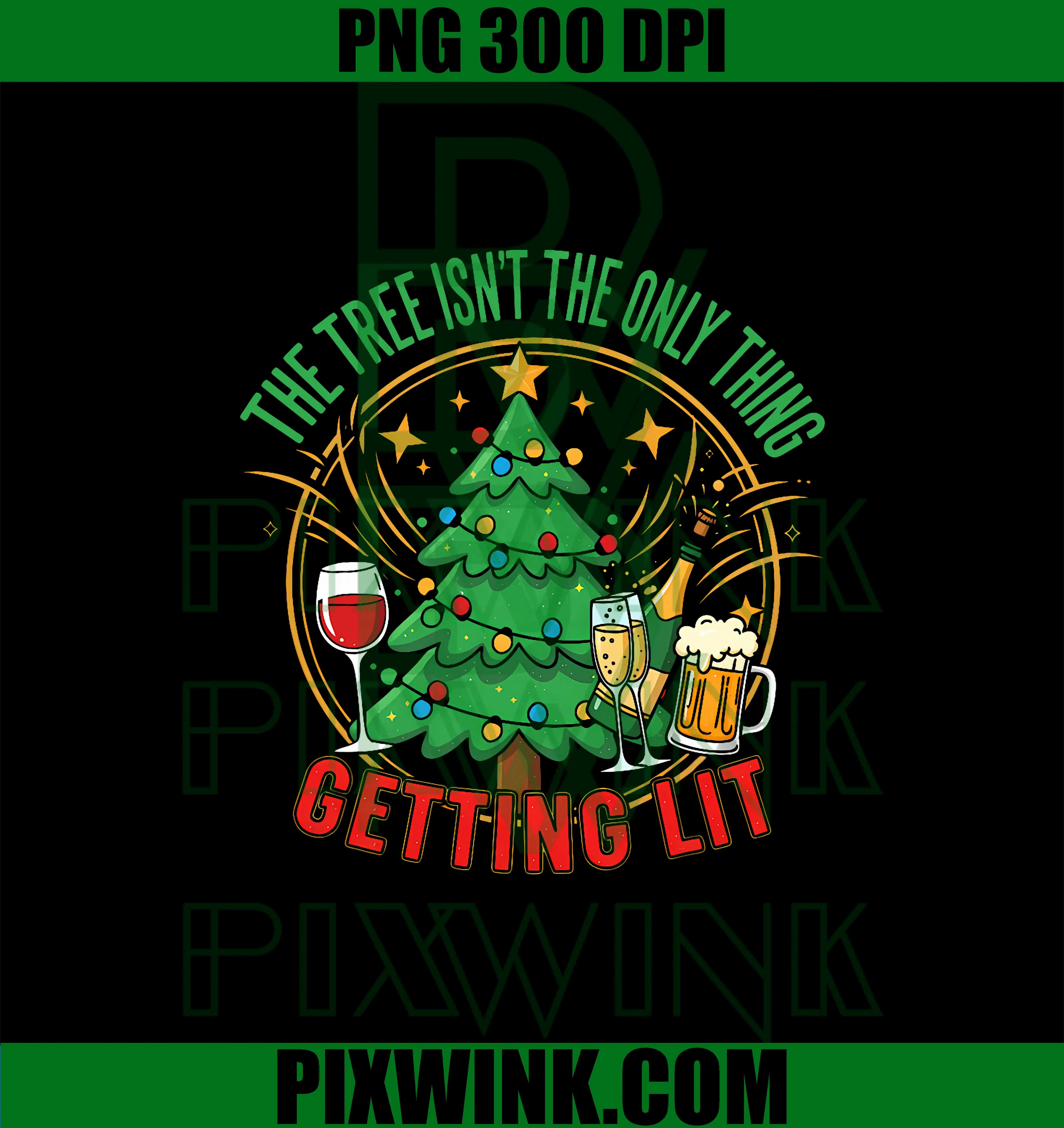 The Tree Isn't The ONLY Thing Getting LIT PNG, Christmas Design PNG