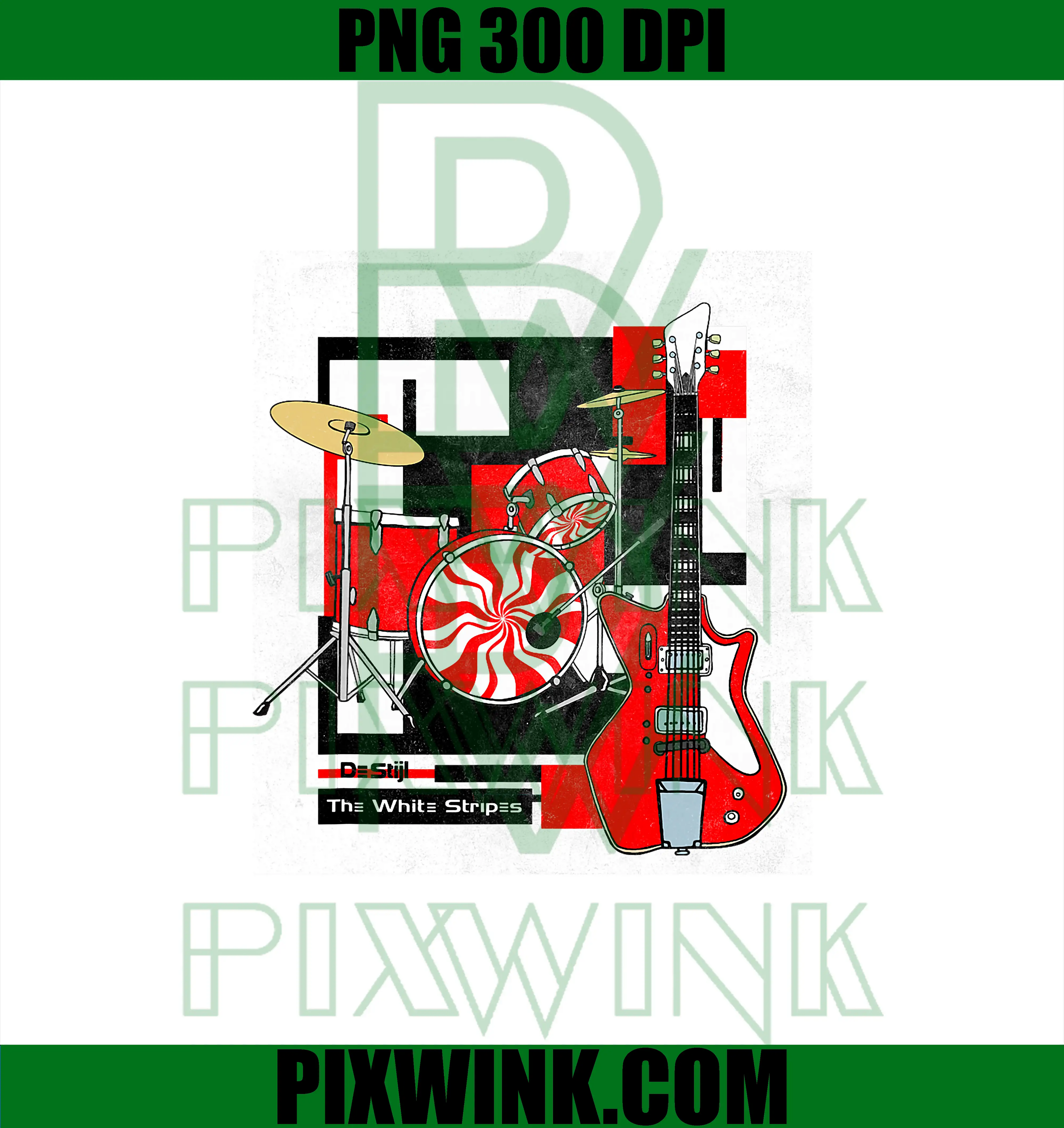 The White Stripes PNG, Band Set PNG