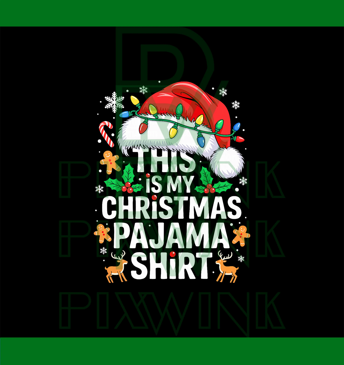This is My Christmas Pajama Shirt PNG, Xmas Funny PNG