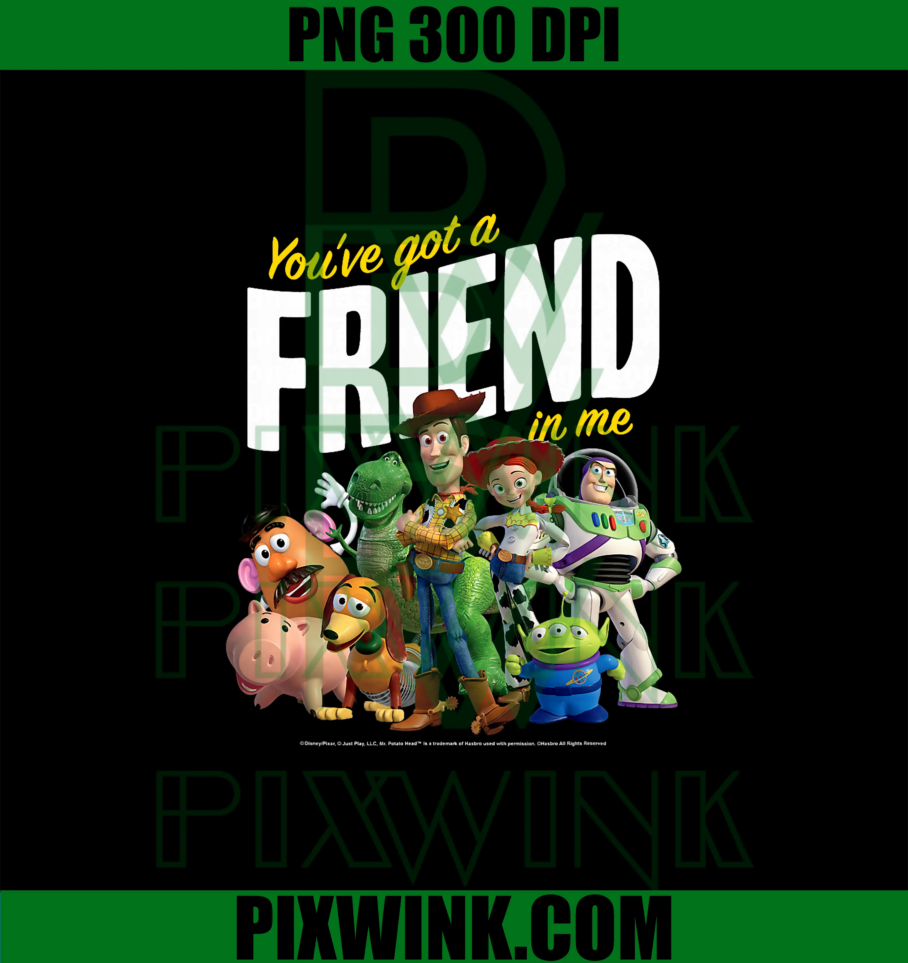 Toy Story You've Got a Friend In Me PNG, Disney Funny PNG
