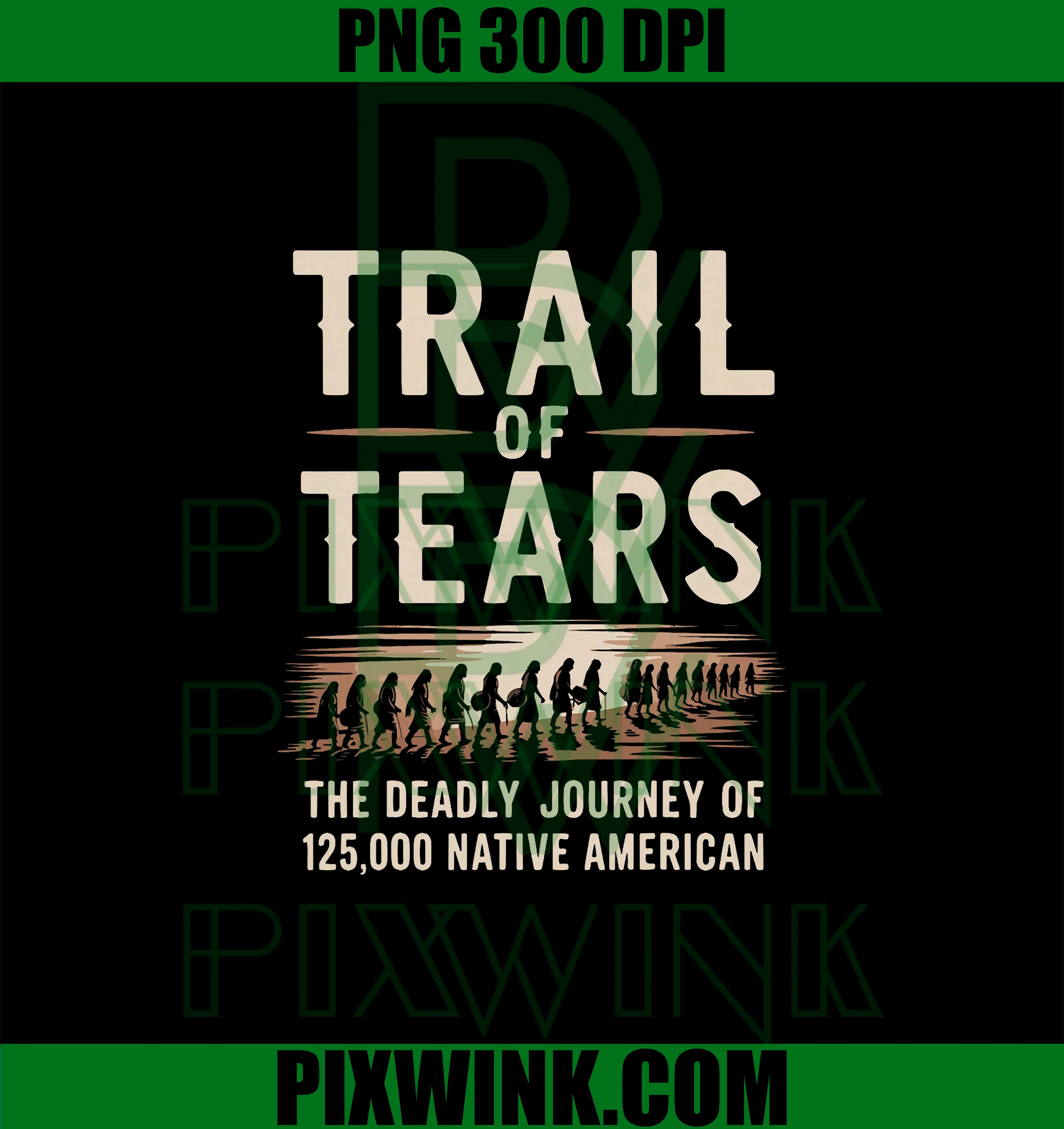 Trail of Tears PNG, The Deadly Journey of Native American PNG
