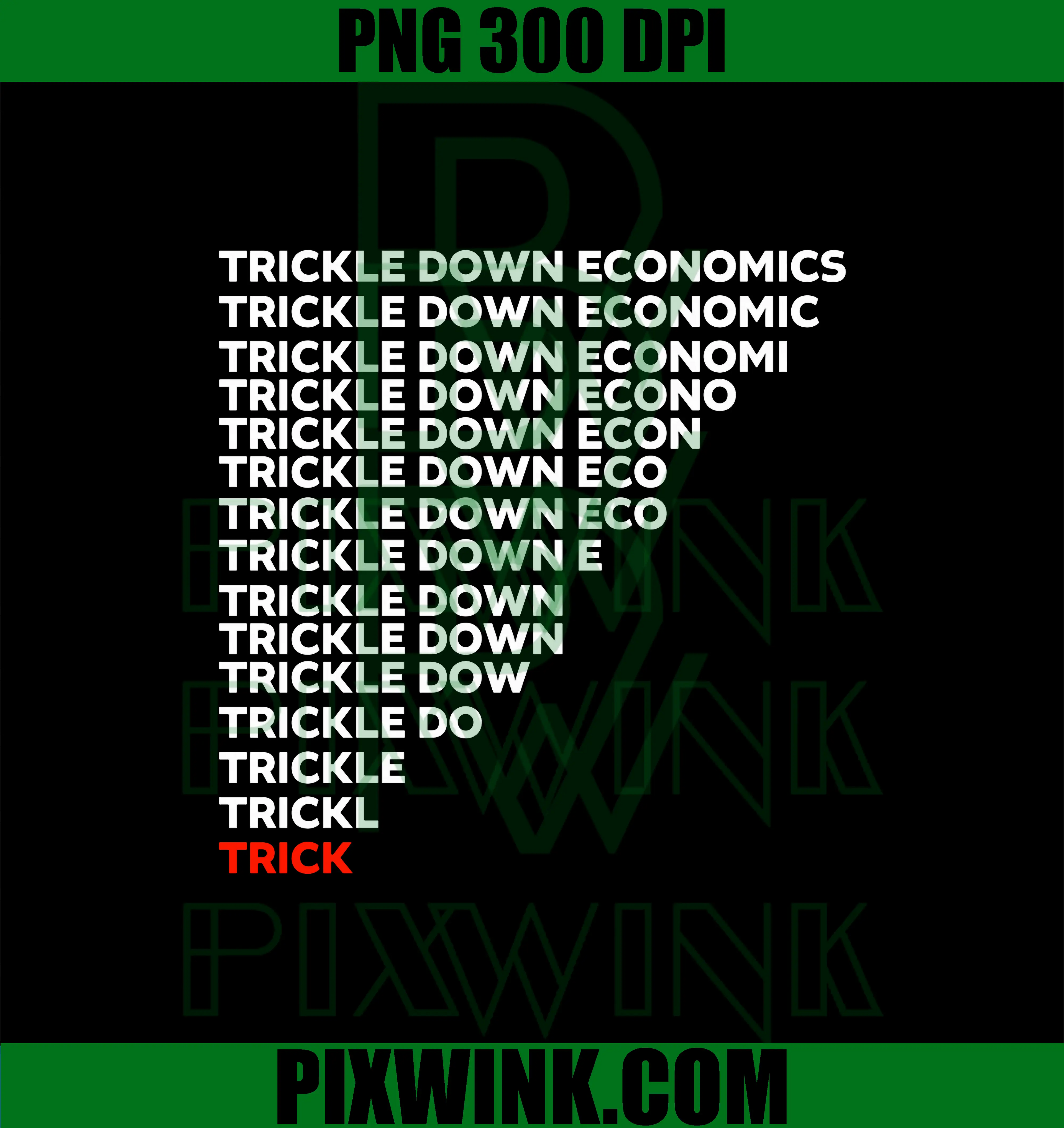 Trickle Down Economics PNG, Funny PNG