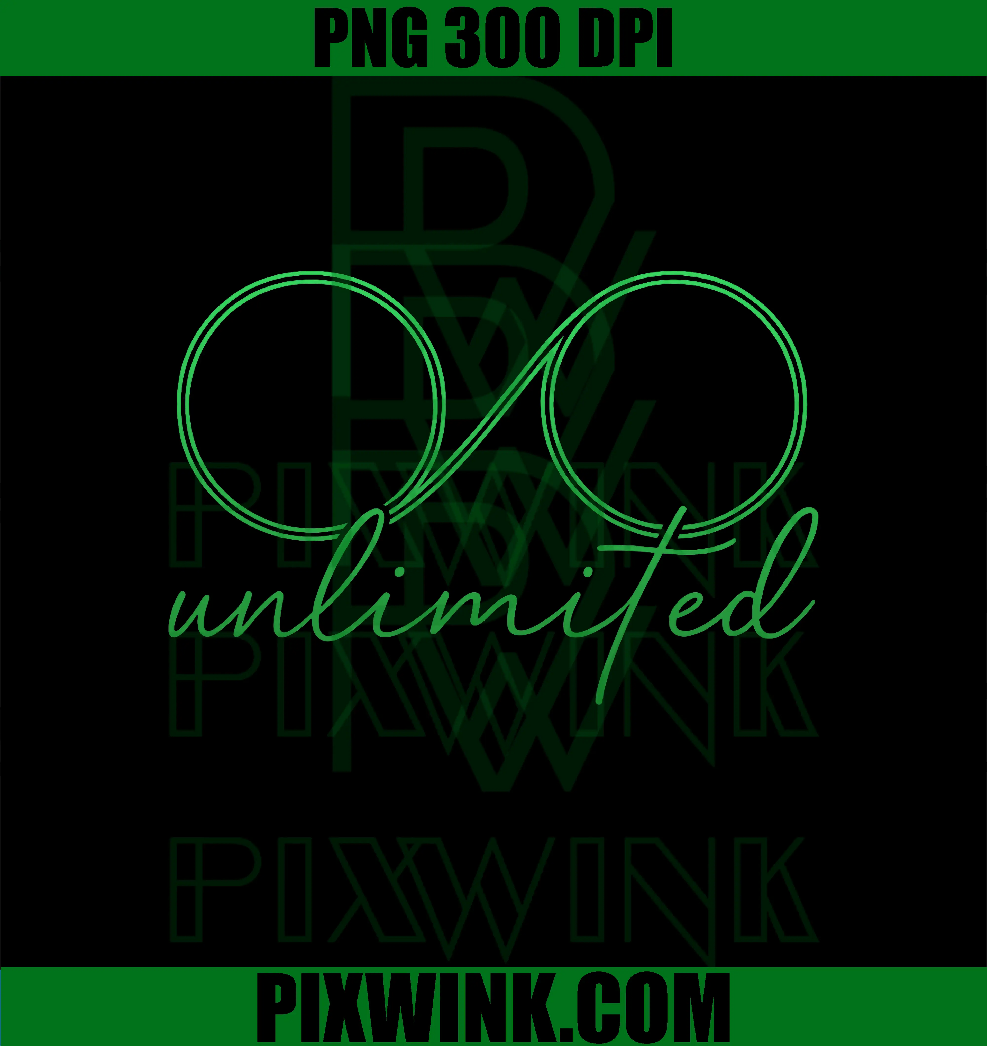 Unlimited Infinity Glasses PNG, Green Witchcore Aesthetic PNG