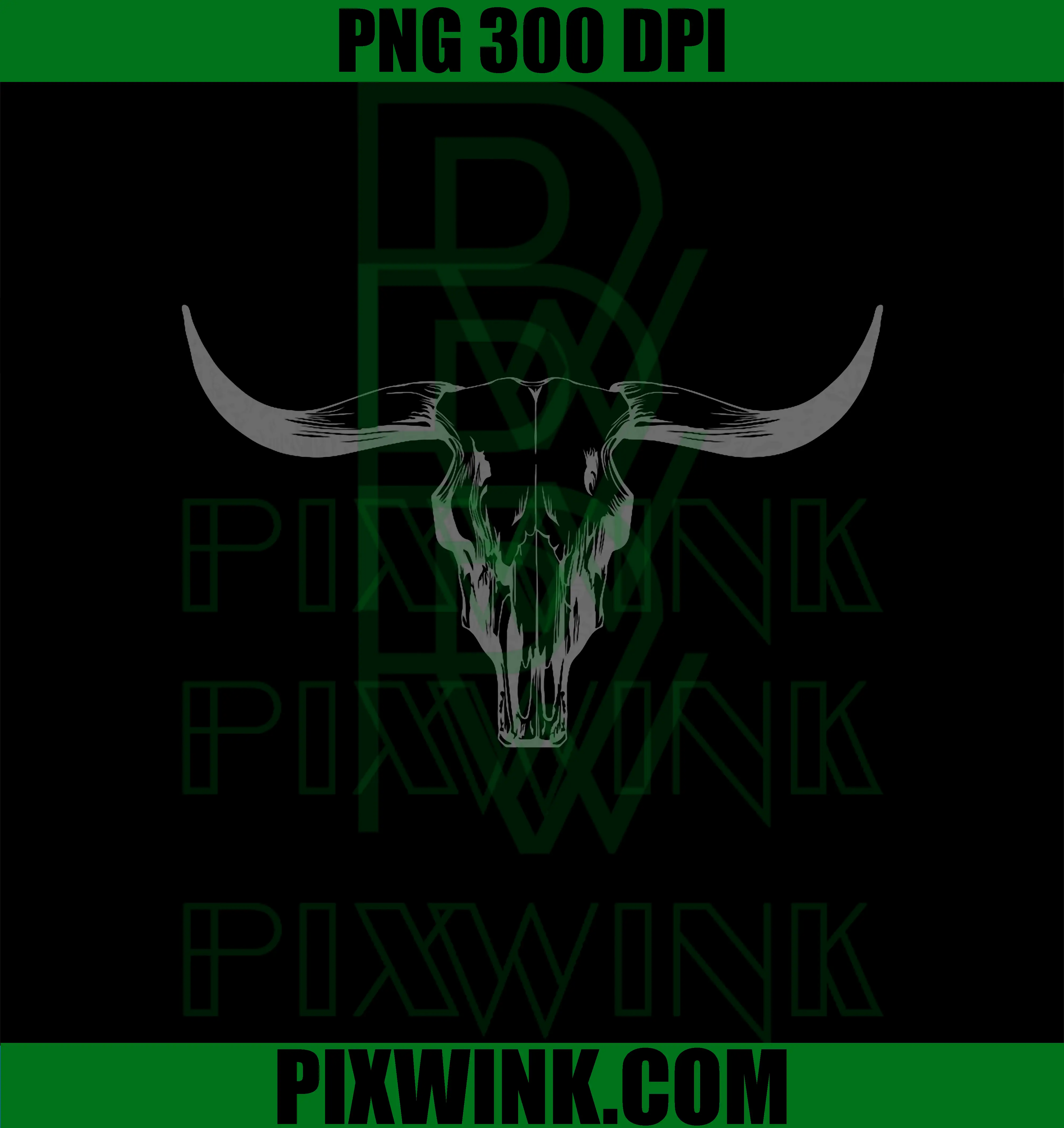 Western Boho Cow Skull PNG, Cowgirl Cowboy Bull Skull Vintage PNG